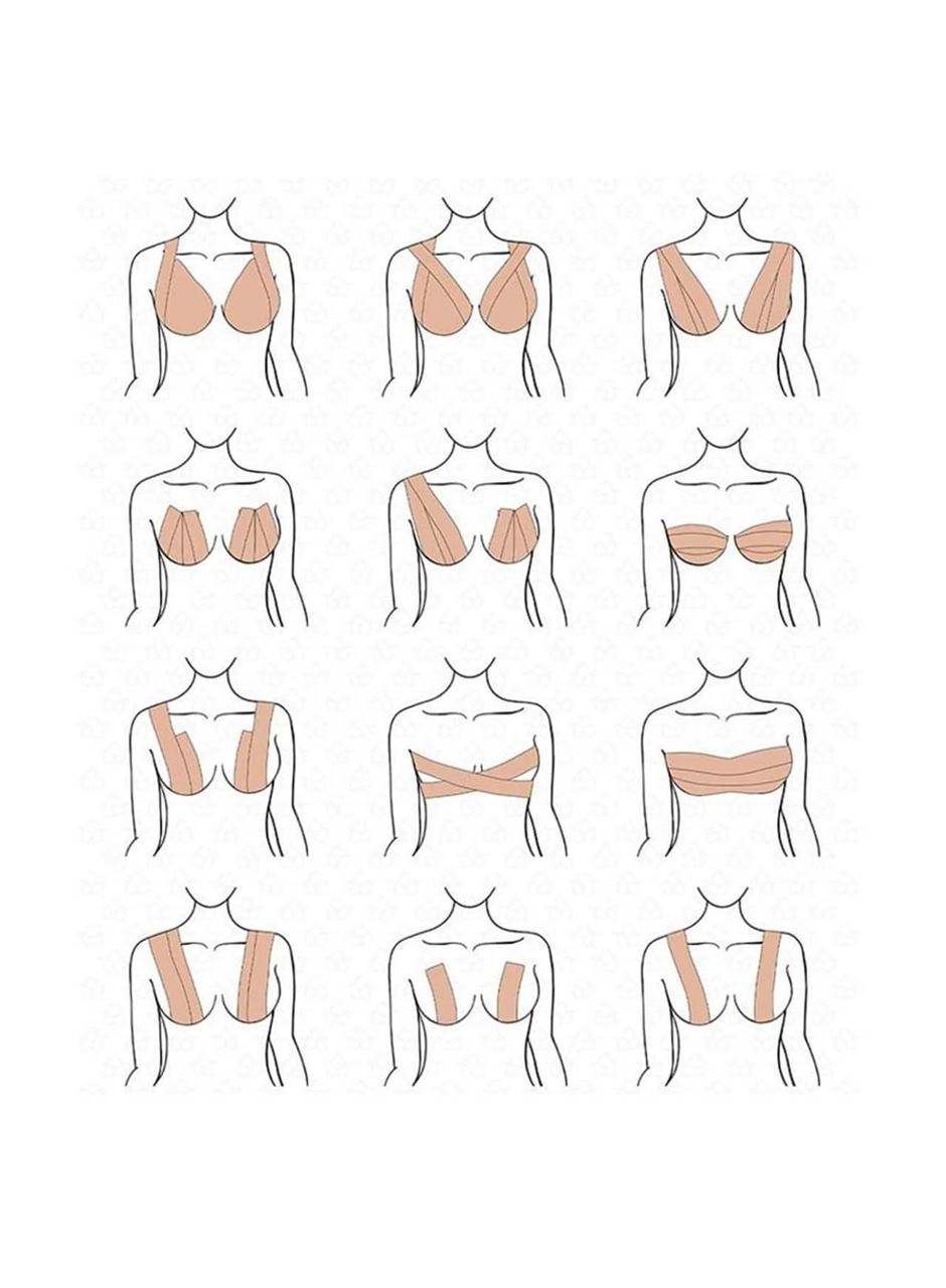 Toparlayıcı ve Şekillendirici Göğüs Bandı Tere ve Suya Dayanıklı Hassas Ciltlere Uygun