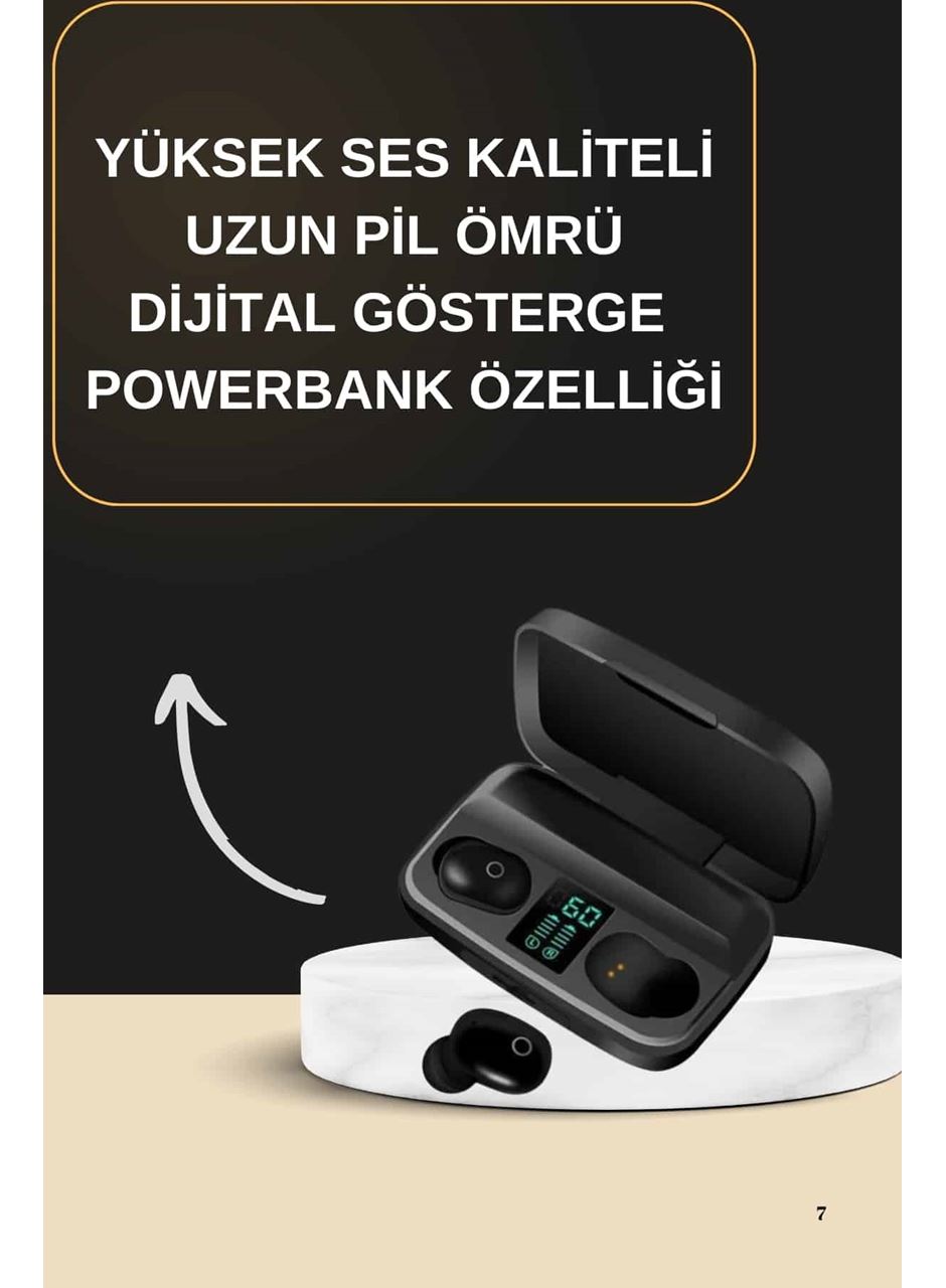2025 Yeni Model Bluetooth Kulaklık Stereo TWS Kulaklık 5.0 Bluetooth Yüksek Ses Kaliteli