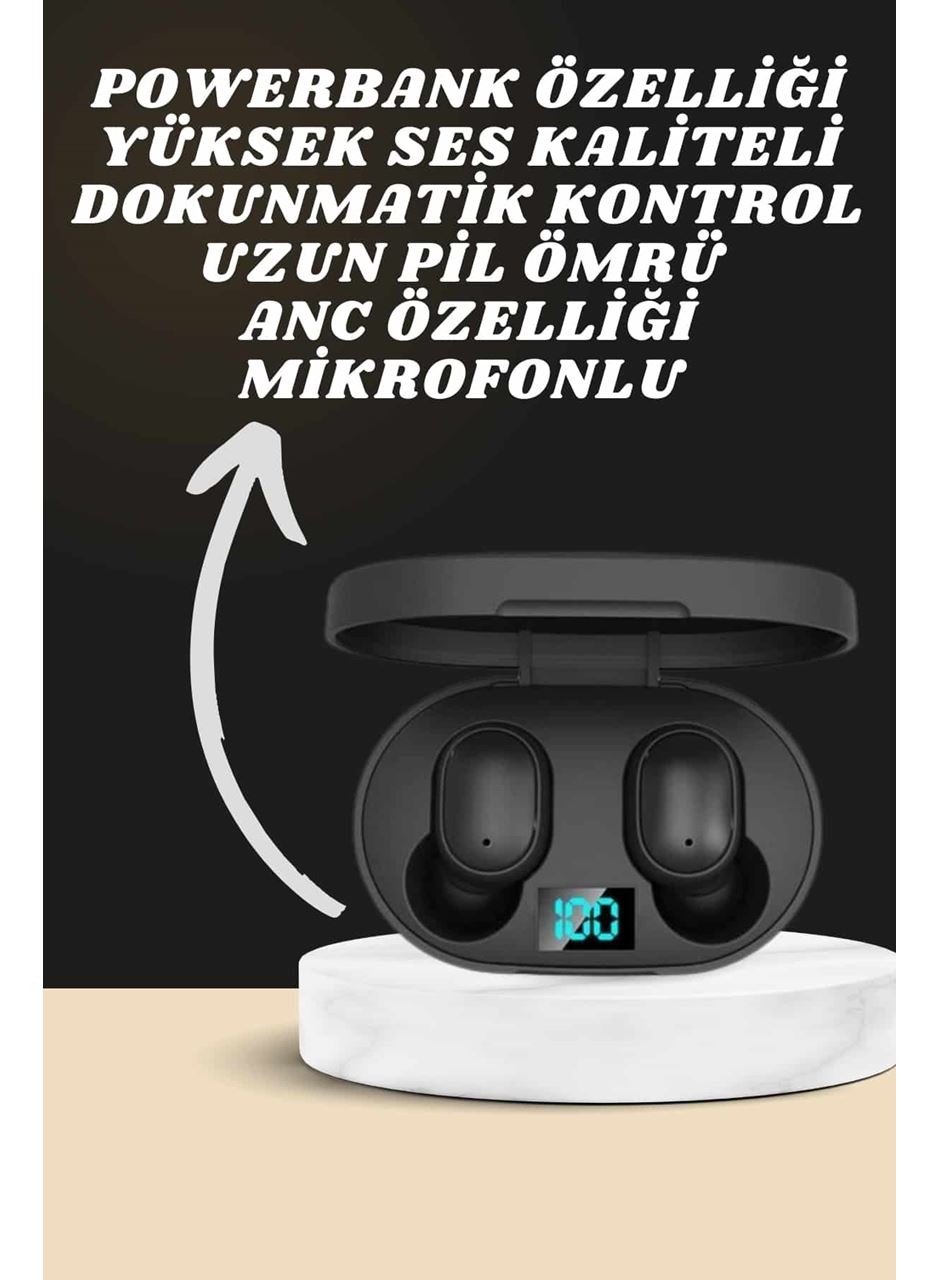 Dijital Göstergeli Kulaklık ve 7 Kordonlu Akıllı Saat Android ve İOS Uyumlu Uyku Takibi Sesli Görüşme