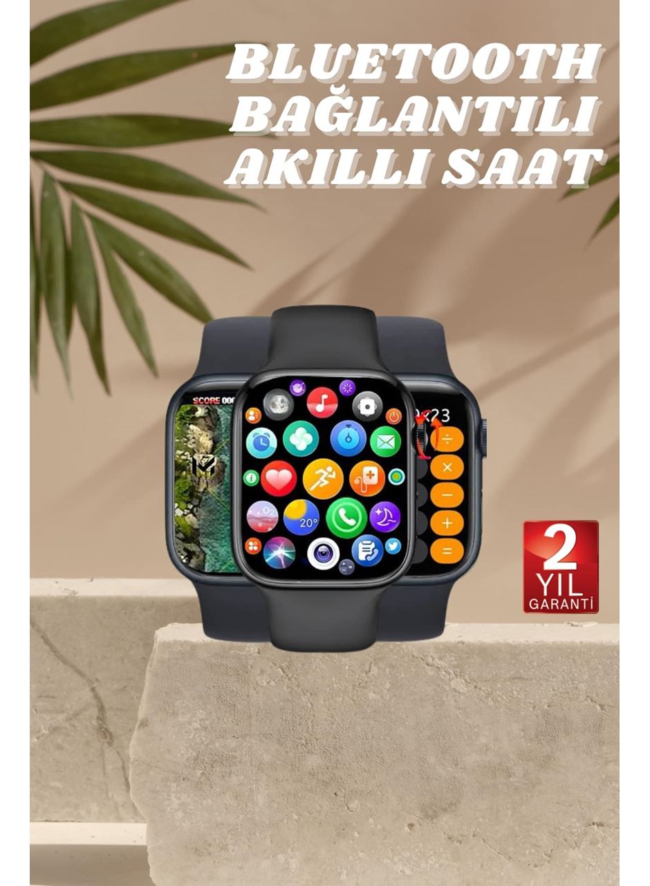 Akıllı Saat Nabız Ölçebilen Adımsayar Kalori Hesaplama Tema Değiştirme GPS Uyumlu