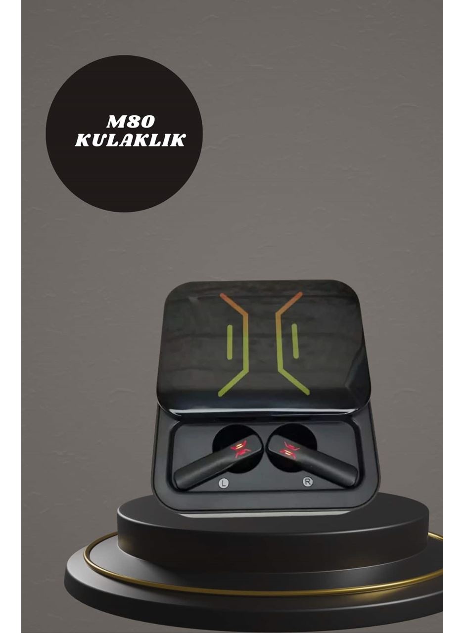 Powerbank Kulaklık ve 7 Kordonlu Akıllı Saat Çoklu Şarj Girişi Bluetooth Bağlantılı