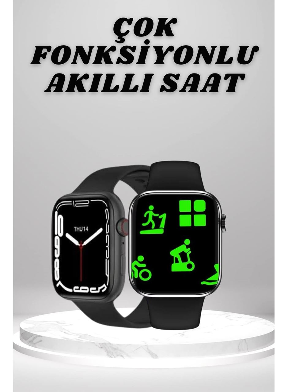 Akıllı Saat Tema Değiştirme Uyku ve Sağlık Takibi Sesli Asistan Bildirim Görme