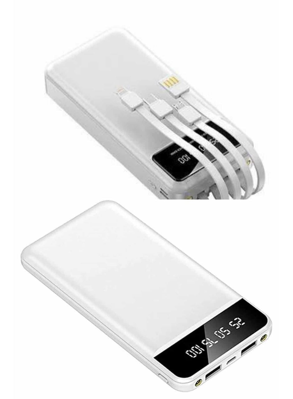 Powerbank Şarj Cihazı 4 Çıkışlı 20.000 MAH Powerbank Kompakt Yüksek Kapasiteli Hızlı Şarj