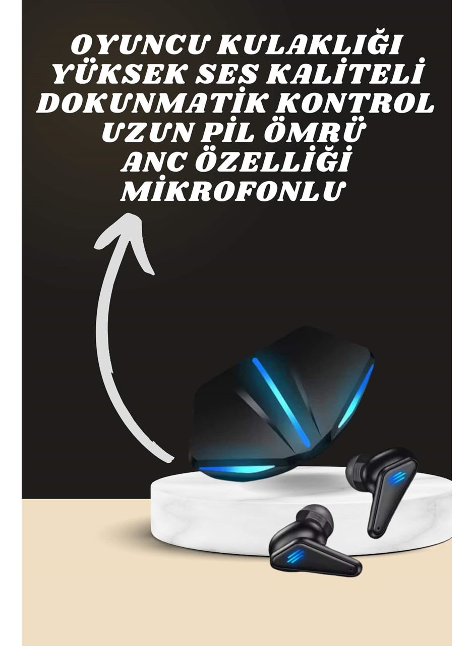 7 Kordonlu Akıllı Saat Ve Oyuncu Kulaklığı ANC Özelliği Kulak İçi Mikrofonlu Sesli Görüşme