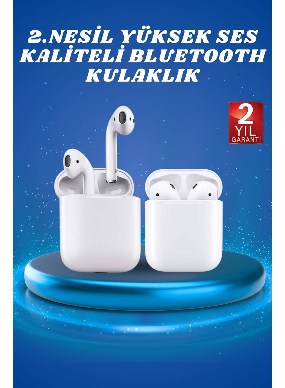 2.Nesil Yeni Model TWS Bluetooth Kulaklık Dokunmatik Kontrol Yüksek Ses Kaliteli