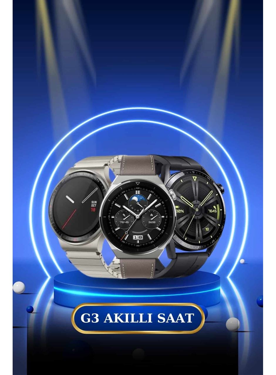 Kablosuz Bluetooth Bağlantılı Kulaklık ve Dokunmatik Ekran Akıllı Saat Arama Cevaplama