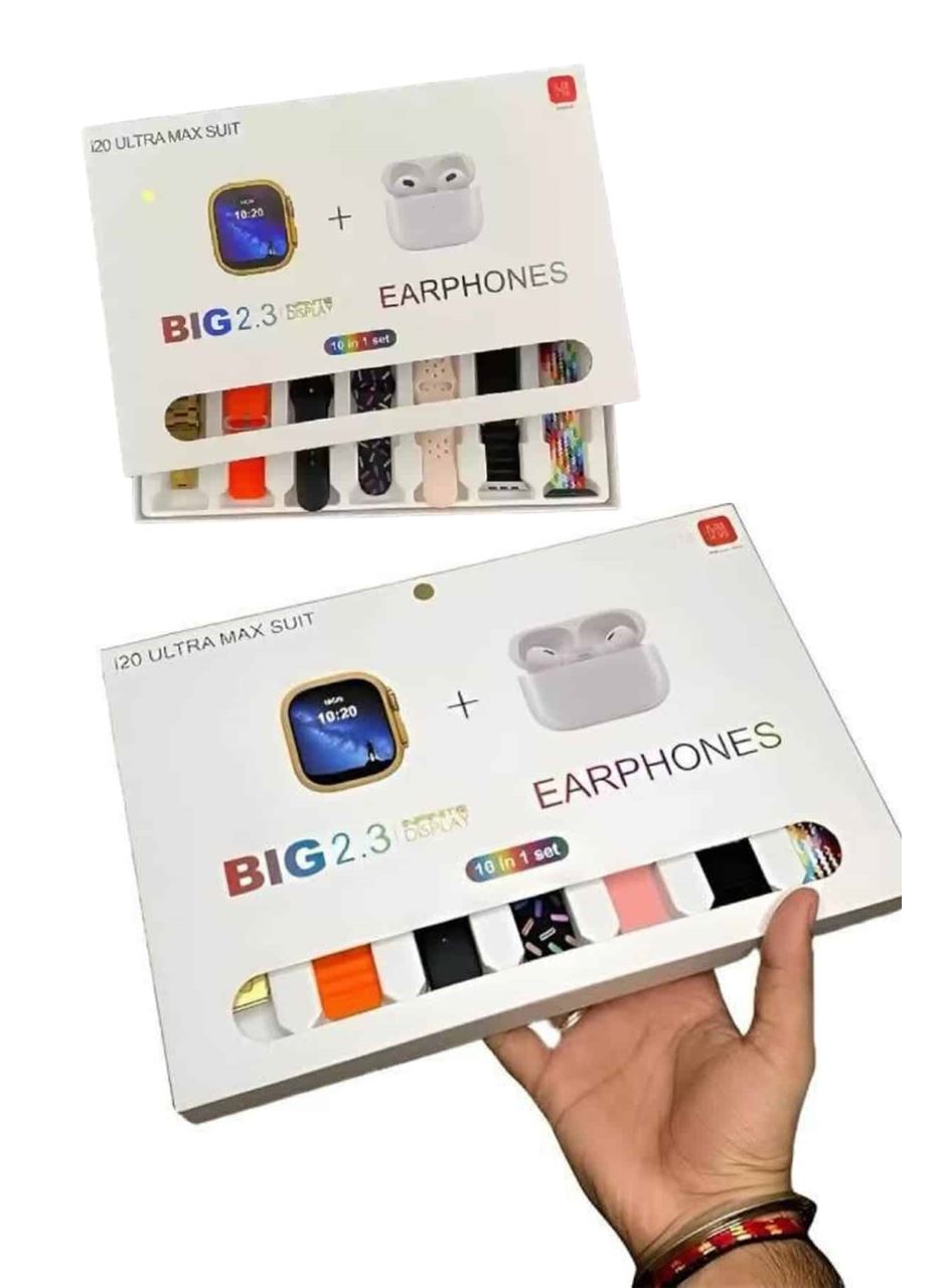 Akıllı Saat Bluetooth Kulaklık Hediyeli Bildirim Görme Sesli Görüşme Çoklu Kordon