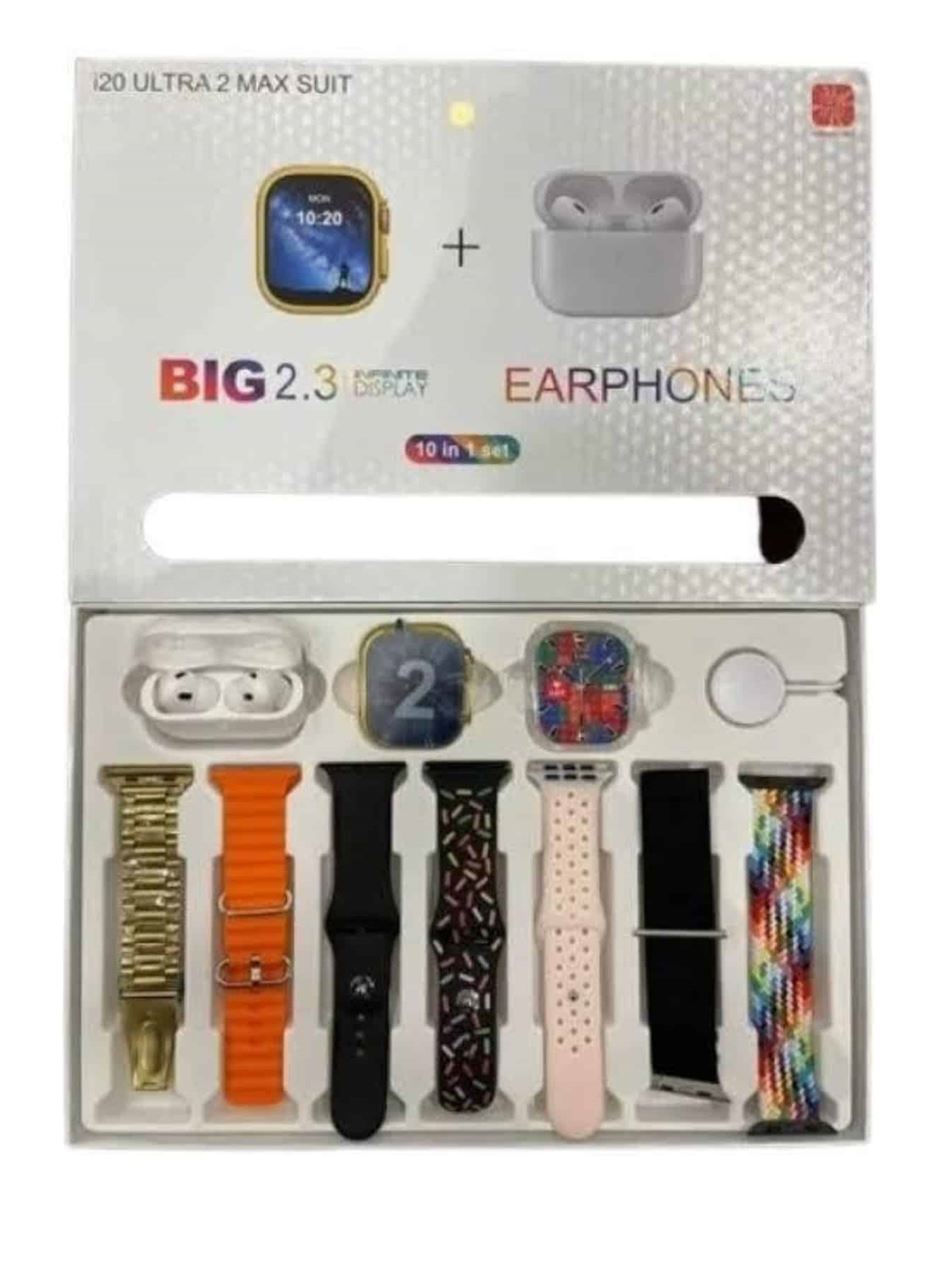 Akıllı Saat Bluetooth Kulaklık Hediyeli Bildirim Görme Sesli Görüşme Çoklu Kordon