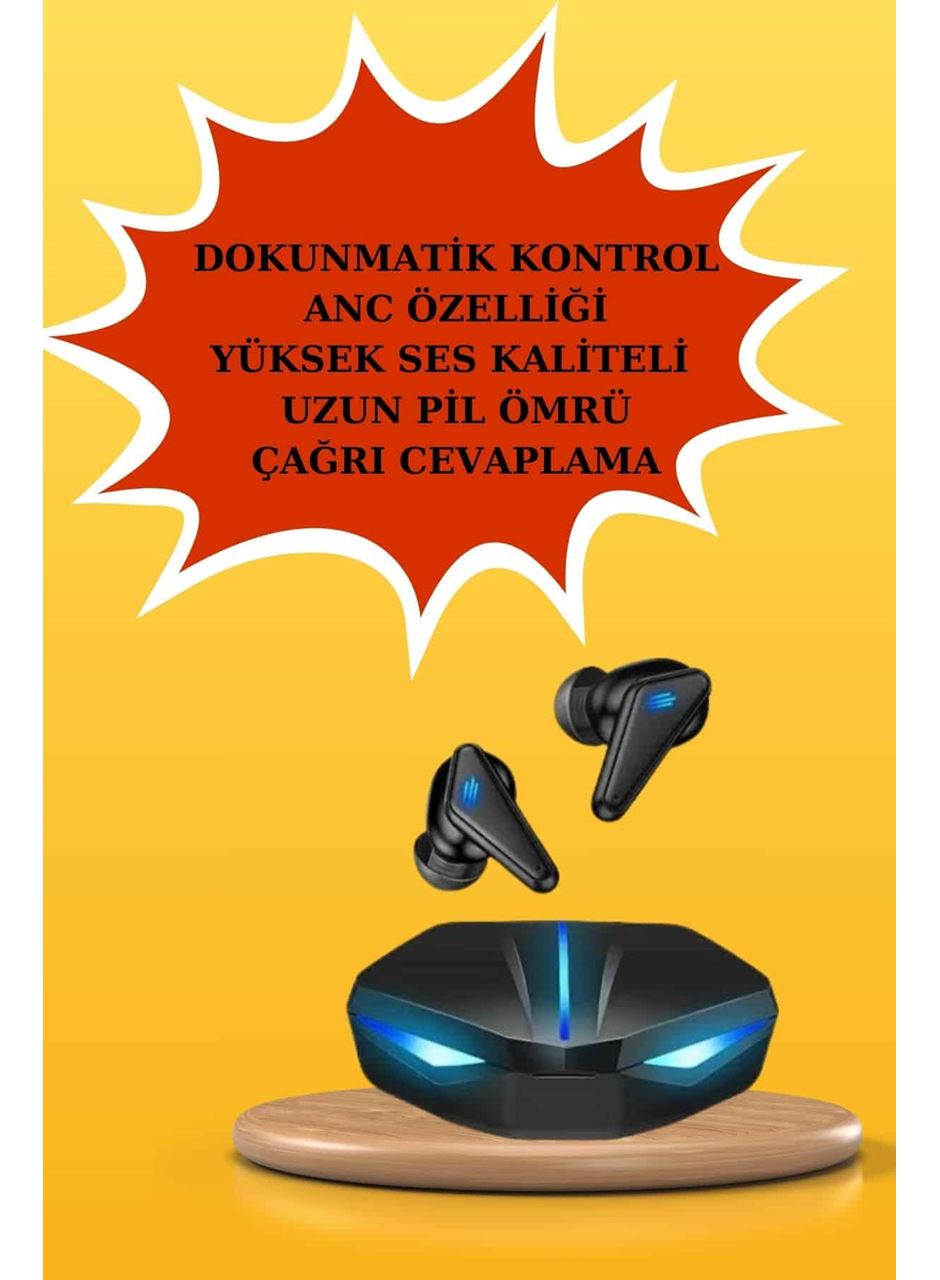 Kablosuz Bluetooth Bağlantılı Kulaklık ve Dokunmatik Ekran Akıllı Saat Arama Cevaplama