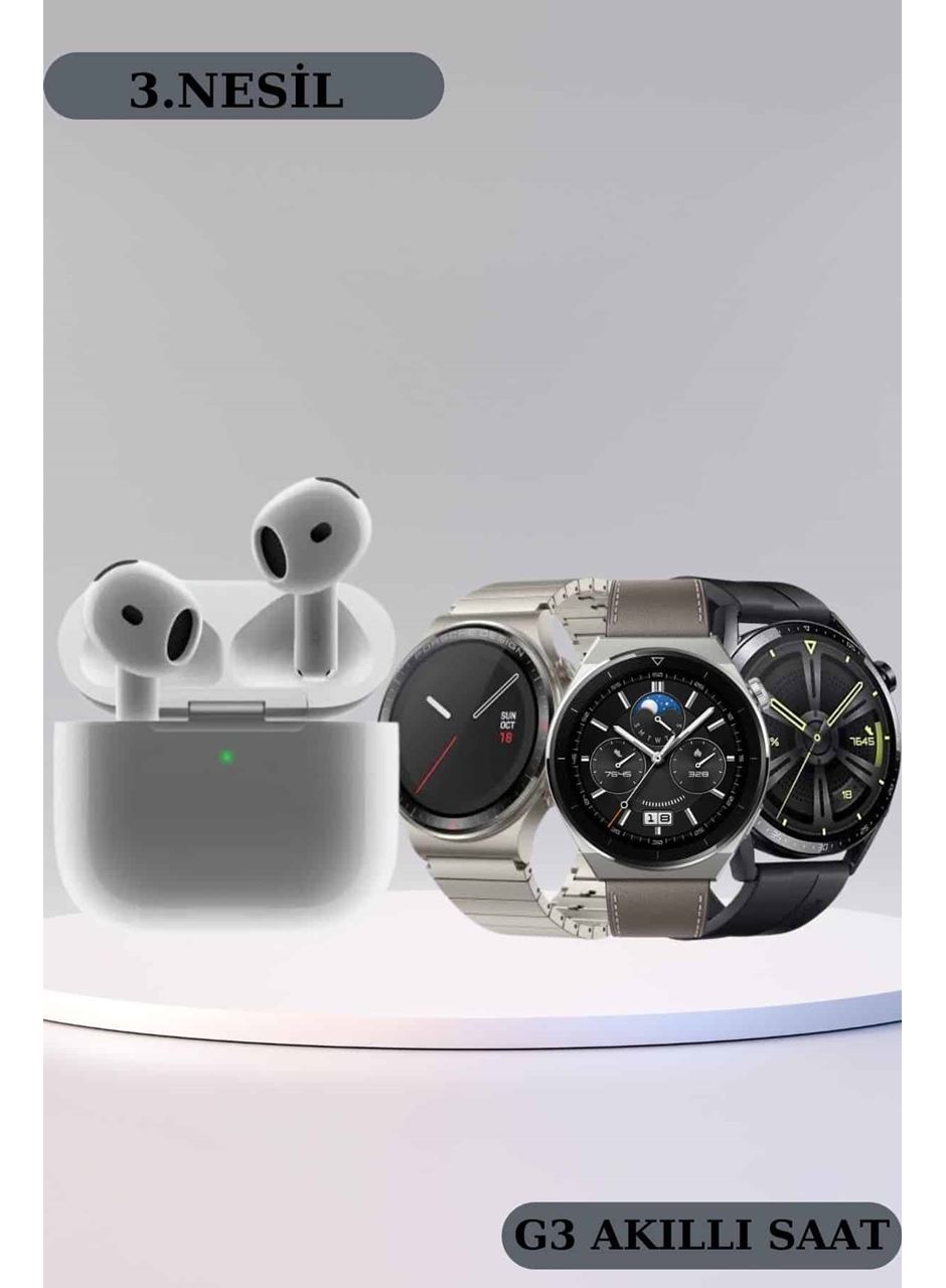 Akıllı Saat ve Kulaklık Seti Bildirim Görme Arama Cevaplama ANC Özelliği