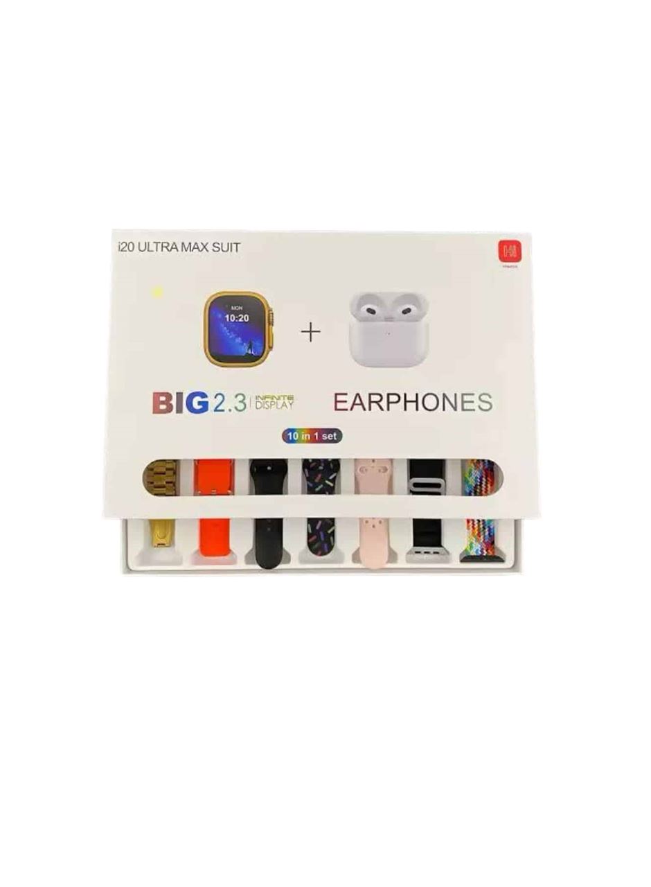 Akıllı Saat 7 Kordonlu Kulaklık Hediyeli Nabız Ölçer Uyku Takibi Sesli Görüşme