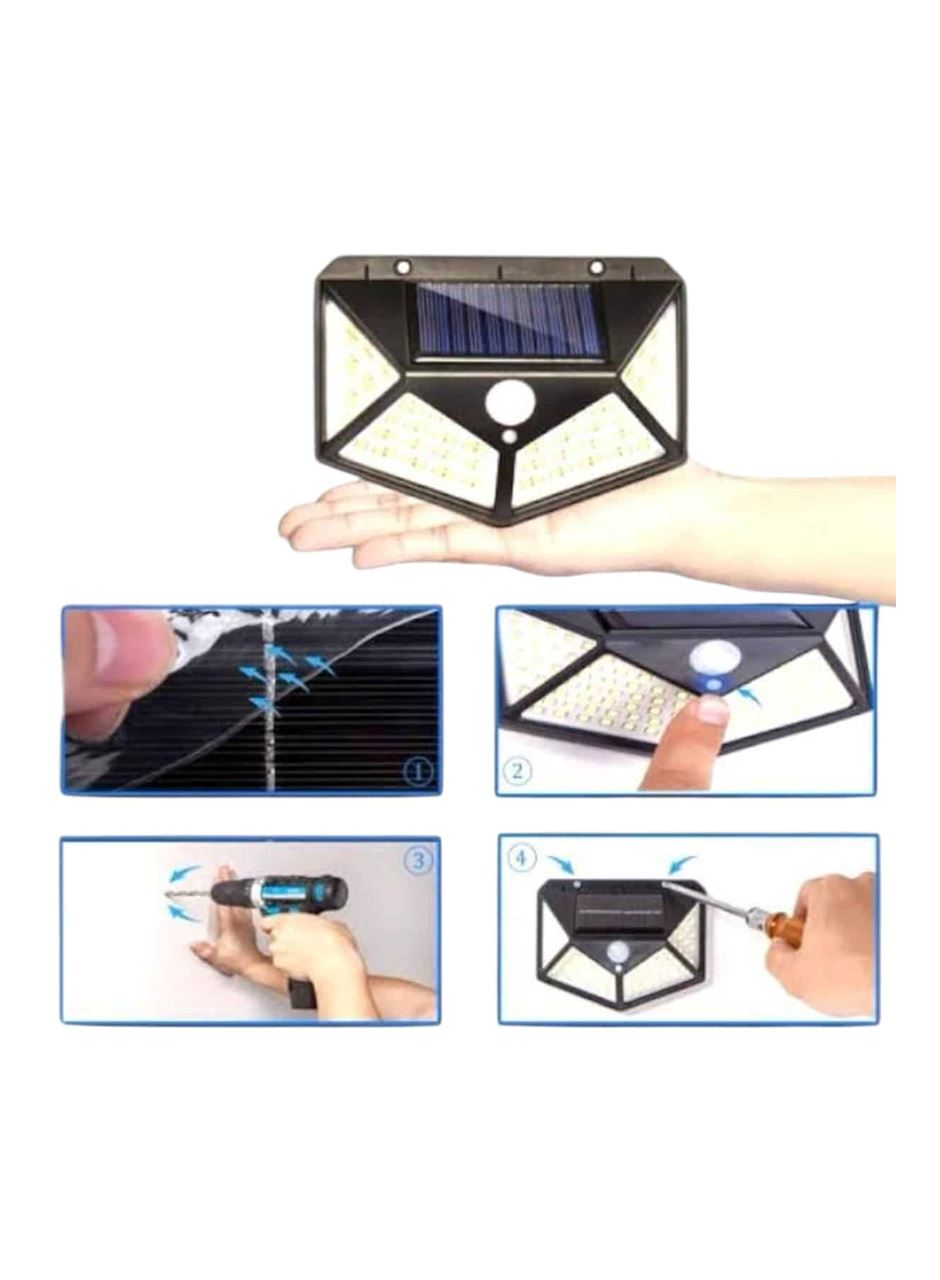 Bahçe Lambası Bahçe Aydınlatma Sensörlü Suya Dayanıklı 100 Led