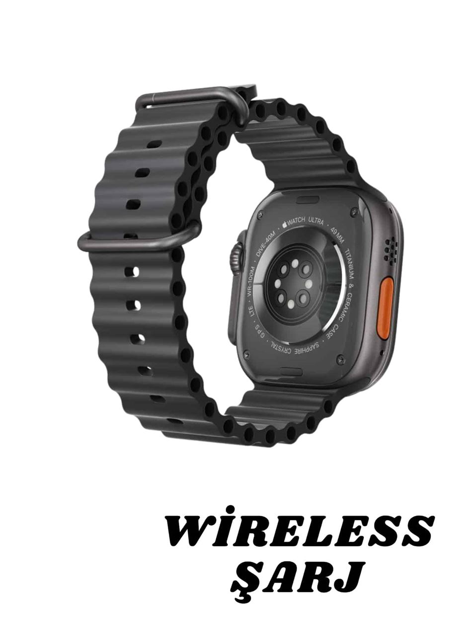 Akıllı Saat Nabız Ölçer Uyku Takibi Adımsayar Alarm ve Hatırlatıcı Çağrı Cevaplama