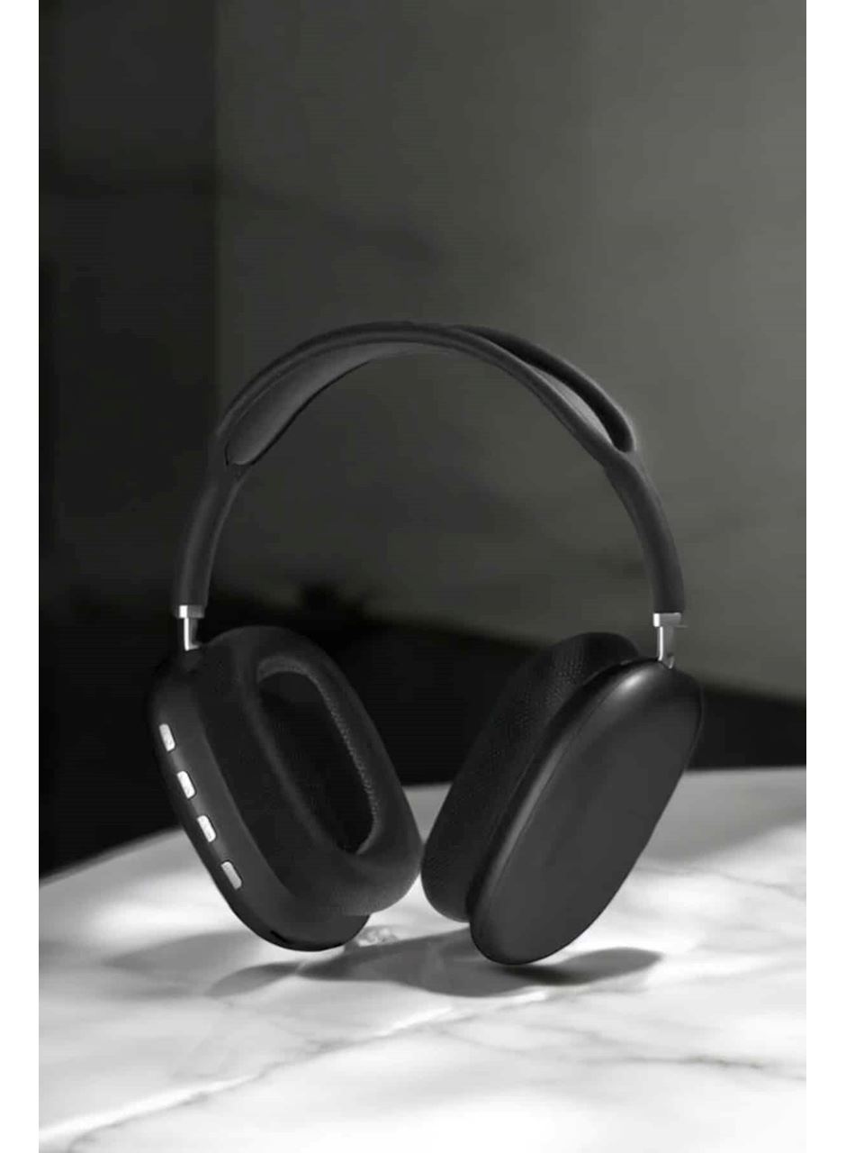 P9 Plus Kulaklık Siyah Bluetooth Bağlantılı Kulak Üstü Kablosuz
