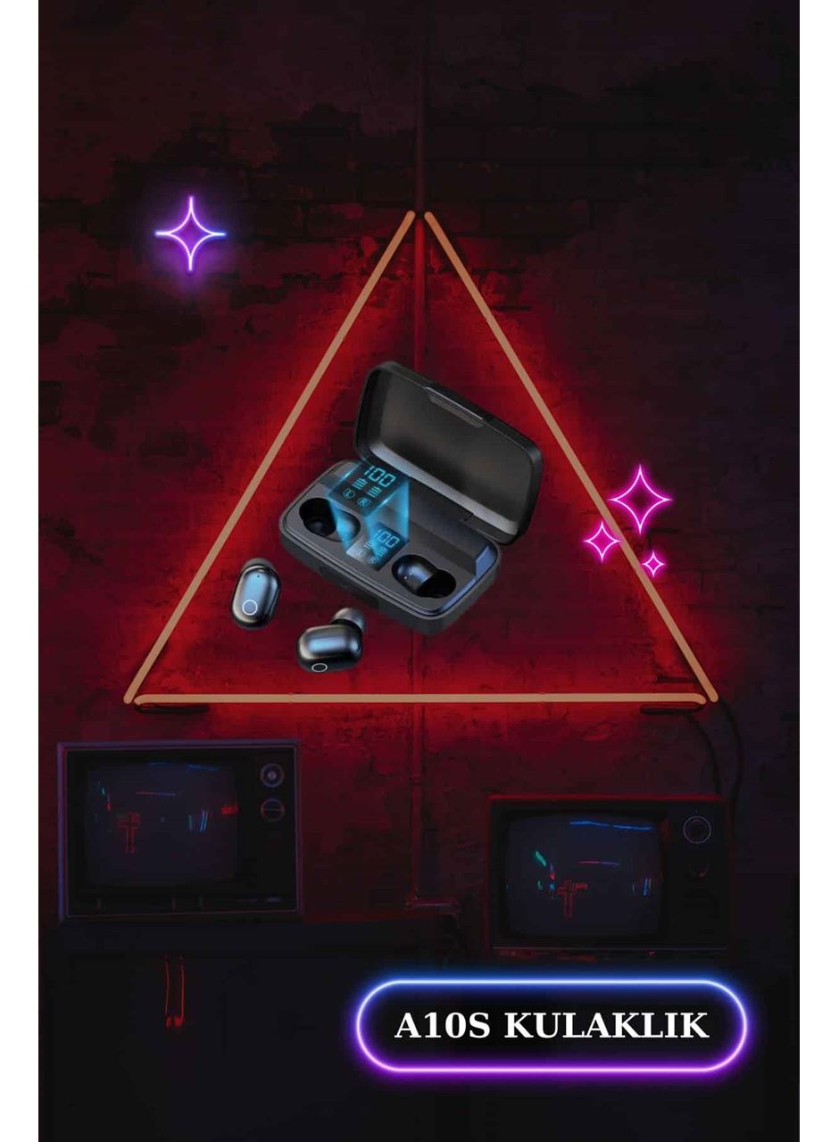 Kablosuz Bluetooth Kulaklık ve Kordon Hediyeli Akıllı Saat Nabız Ölçer Uzun Pil Ömrü