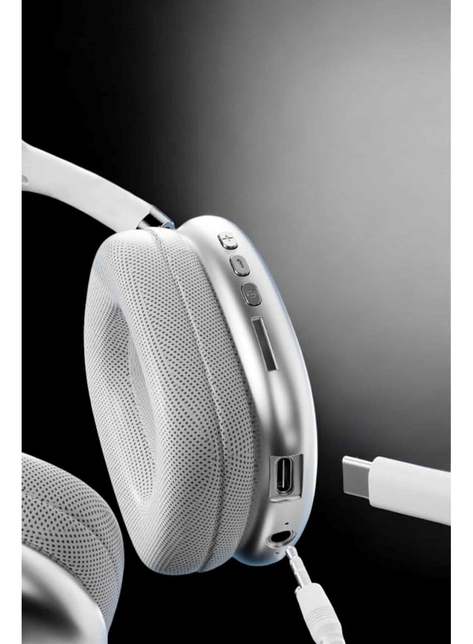 P9 Air Max Kablosuz 5.0 Mikrofonlu Bluetooth Kulaklık Beyaz Yüksek Ses Kaliteli