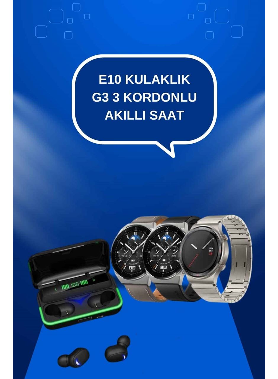 Yeni Nesil Akıllı Saat Ve Bluetooth Kulaklık Titreşim Bildirimleri Uyku Takibi