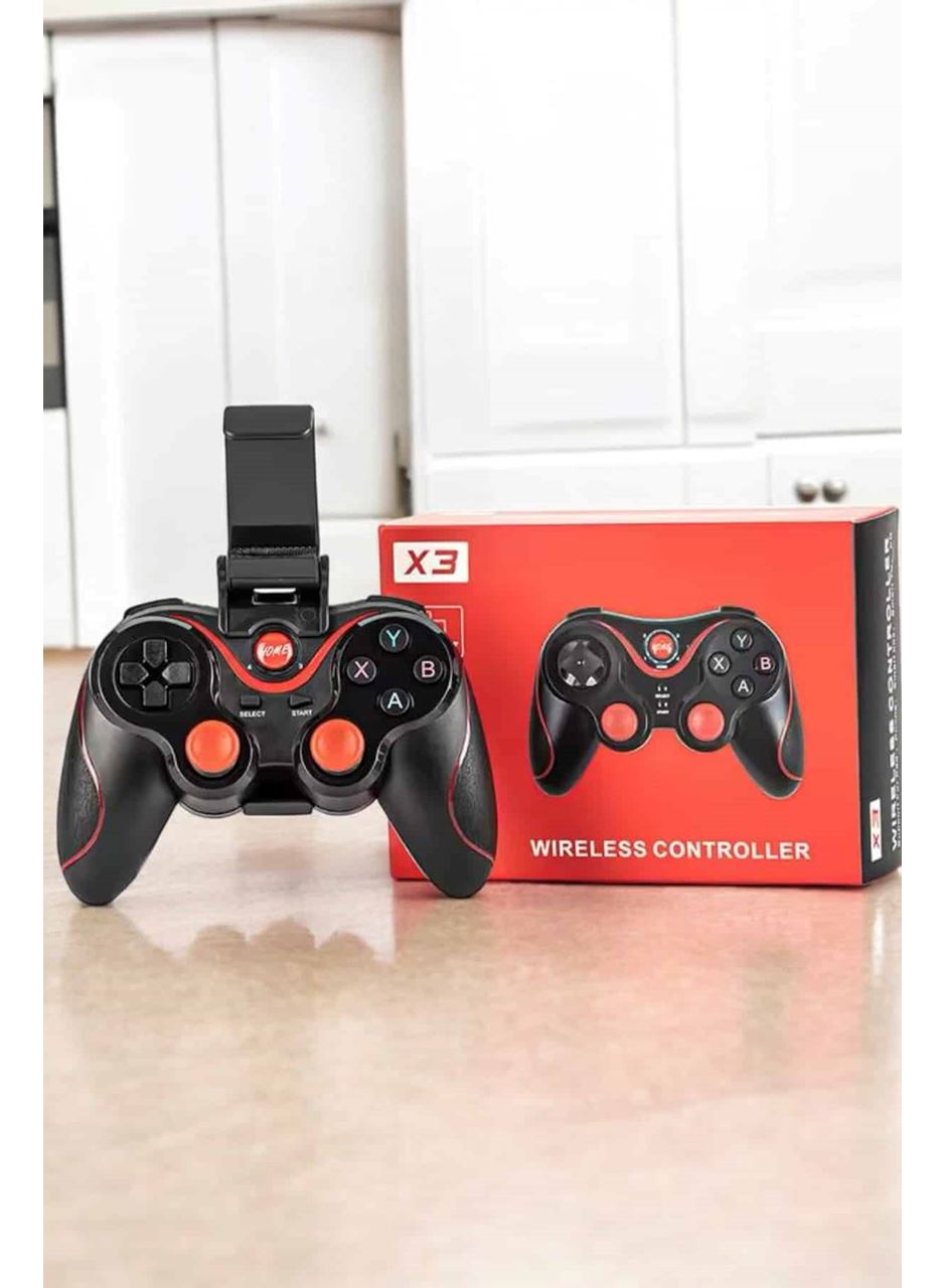 Game Stick Android Uyumlu Gamepad X3 Standlı Oyun Kolu Bluetooth Bağlantılı