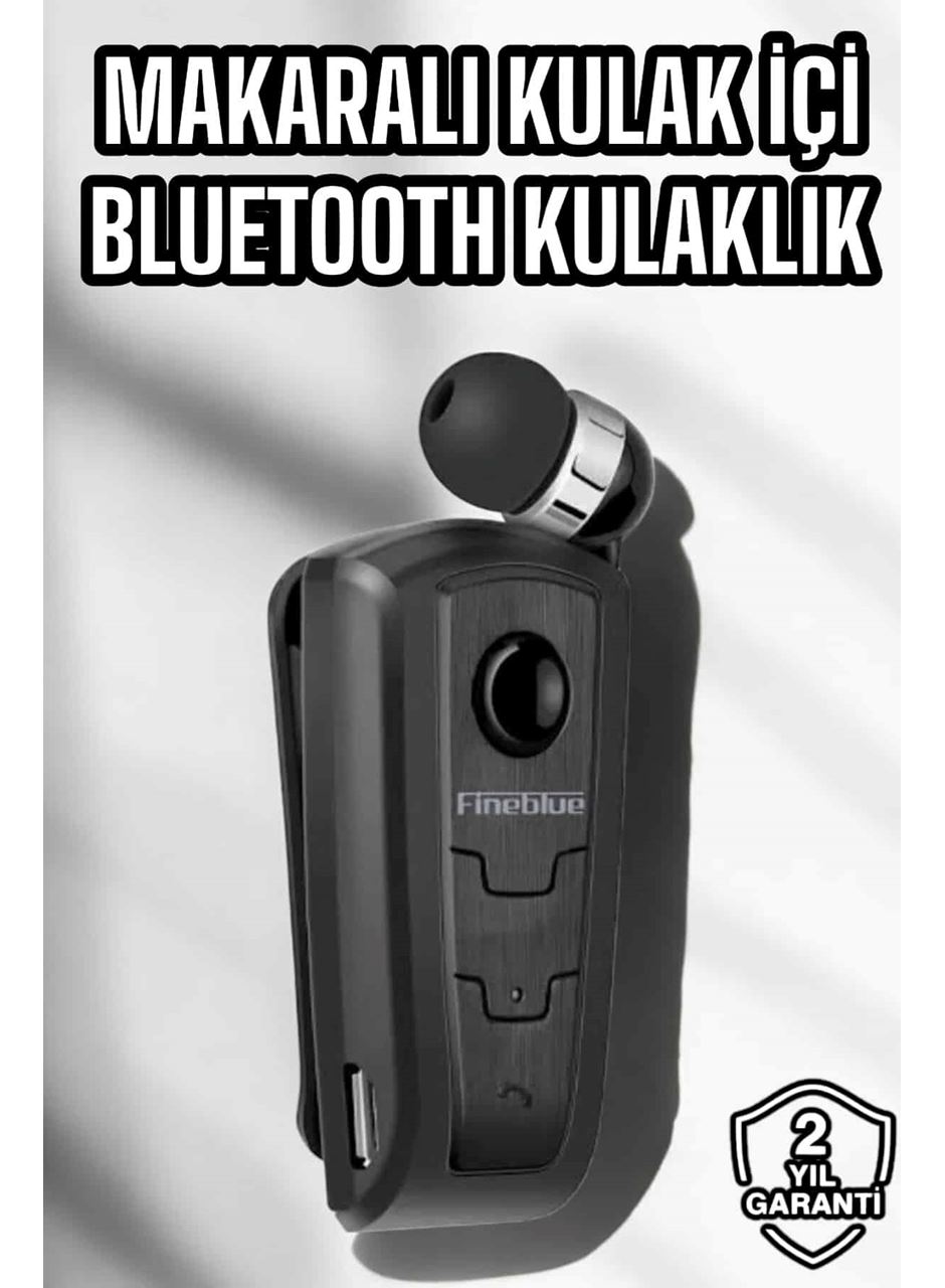 Makaralı Bluetooth Kulaklık Kulak İçi Android iOS Uyumlu Titreşimli