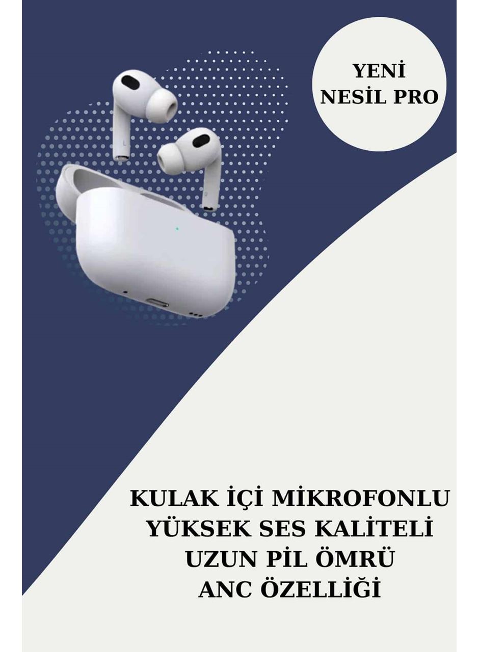 3 Kordonlu Pembe Amoled Ekran Akıllı Saat ve Yeni Nesil Pro Kablosuz Bluetooth Kulaklık ANC/ENC
