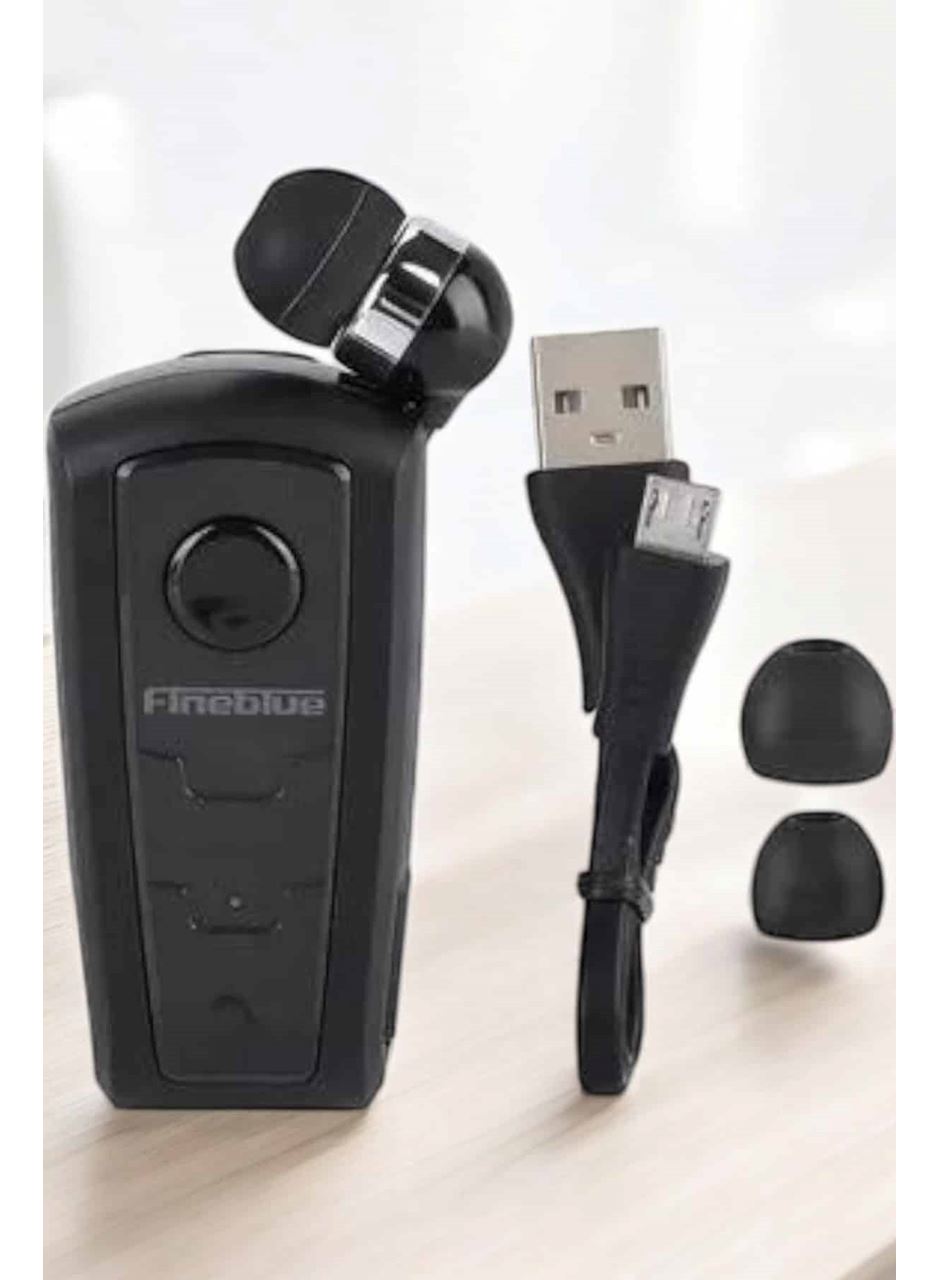 Tüm Telefonlara Uyumlu Mikrofonlu Titreşimli Makaralı Bluetooth Kulakiçi Kulaklık