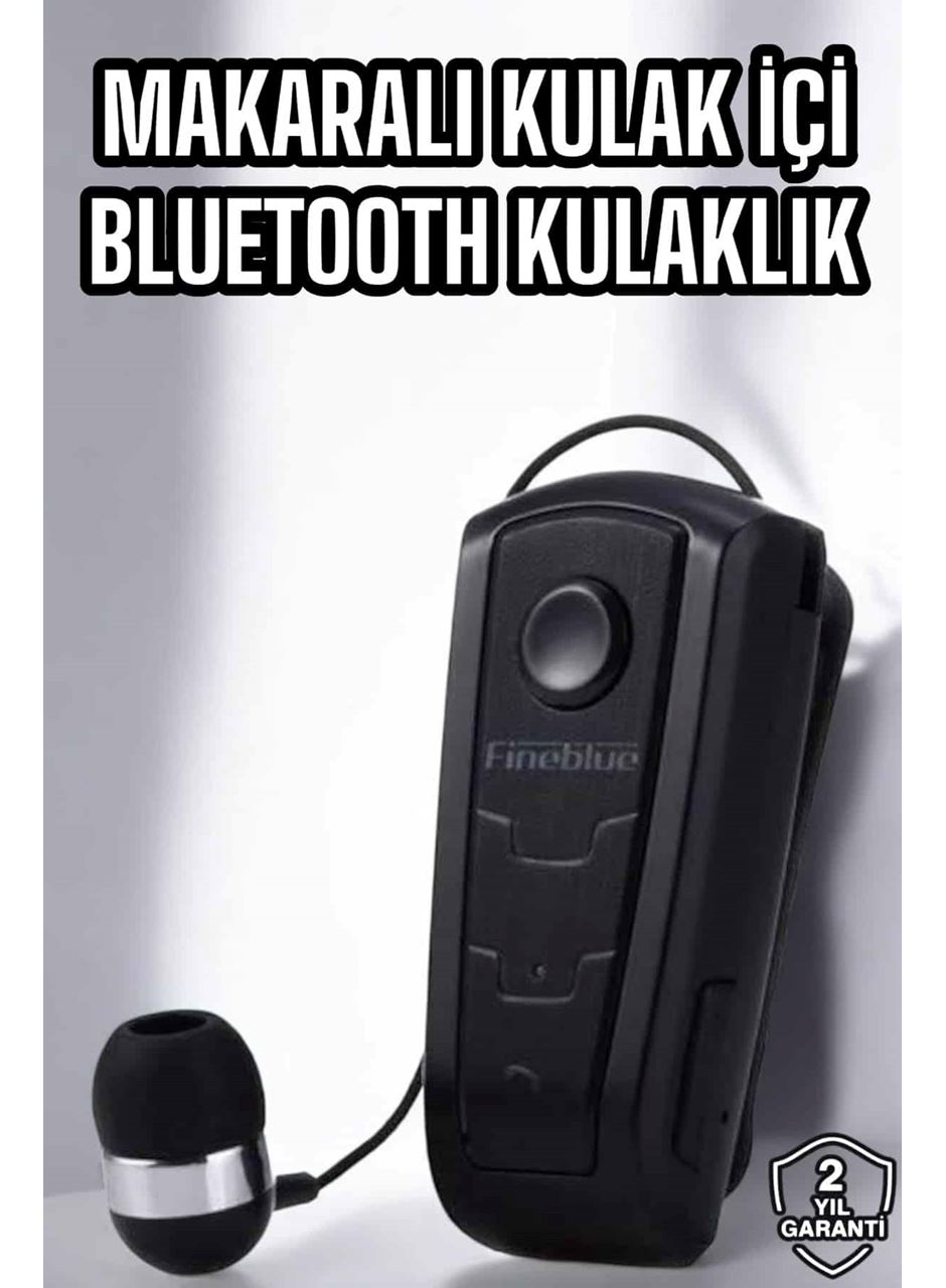 Makaralı Bluetooth Kulaklık Çağrı Cevaplama Kablolu Uzun Pil Ömrü