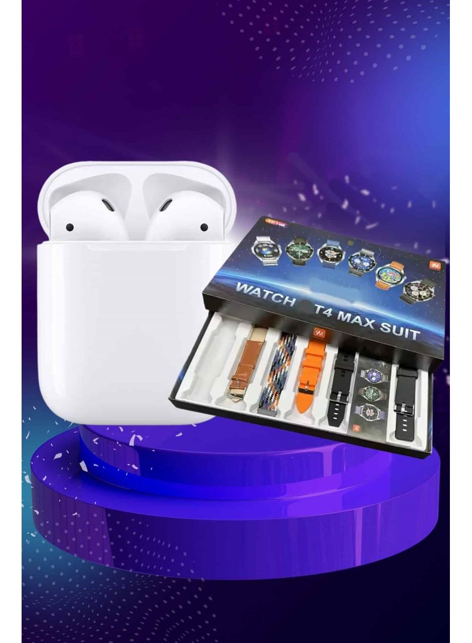 2025 Model Akıllı Saat ve 2.Nesil TWS Bluetooth Kulaklık Yüksek Ses Kaliteli