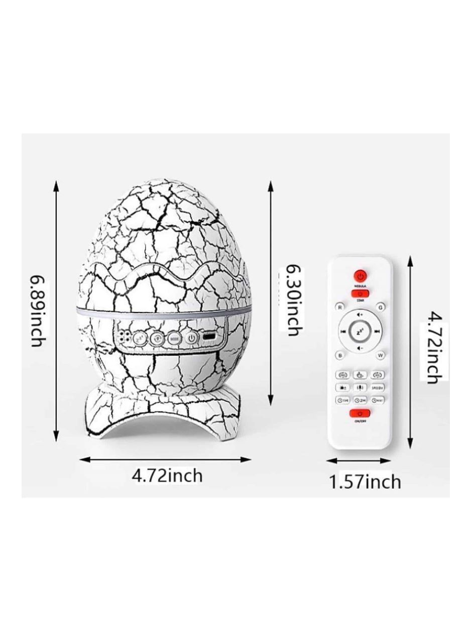 Yumurta Şeklinde Su Dalgalı Bluetooth Speaker Lamba Renkli Şarjlı