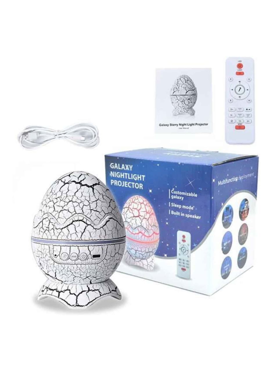 Yumurta Şeklinde Su Dalgalı Bluetooth Speaker Lamba Renkli Şarjlı