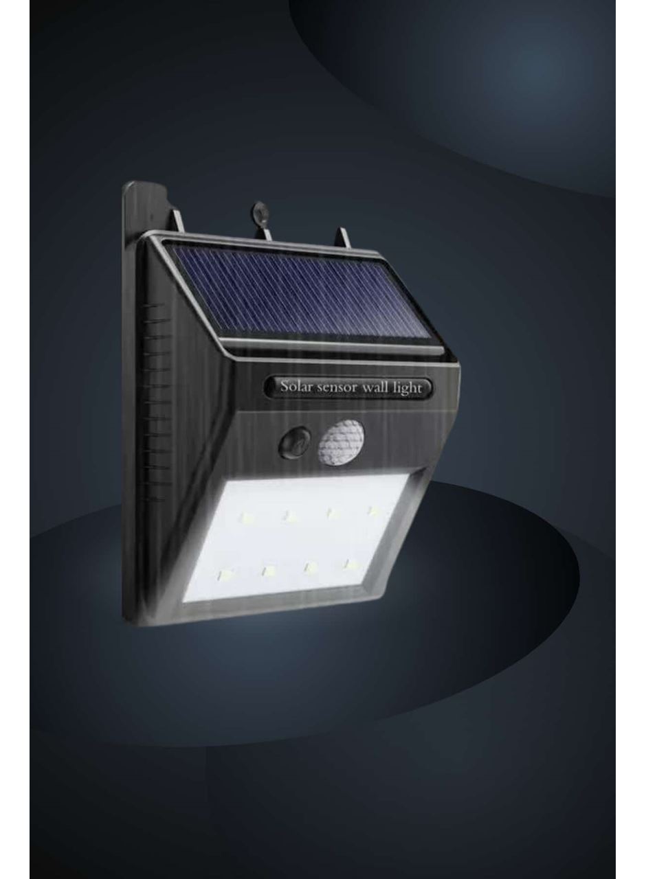 Bahçe Aydınlatma Sensörlü Güneş Enerjili Duvar Lambası 40 Led Işık