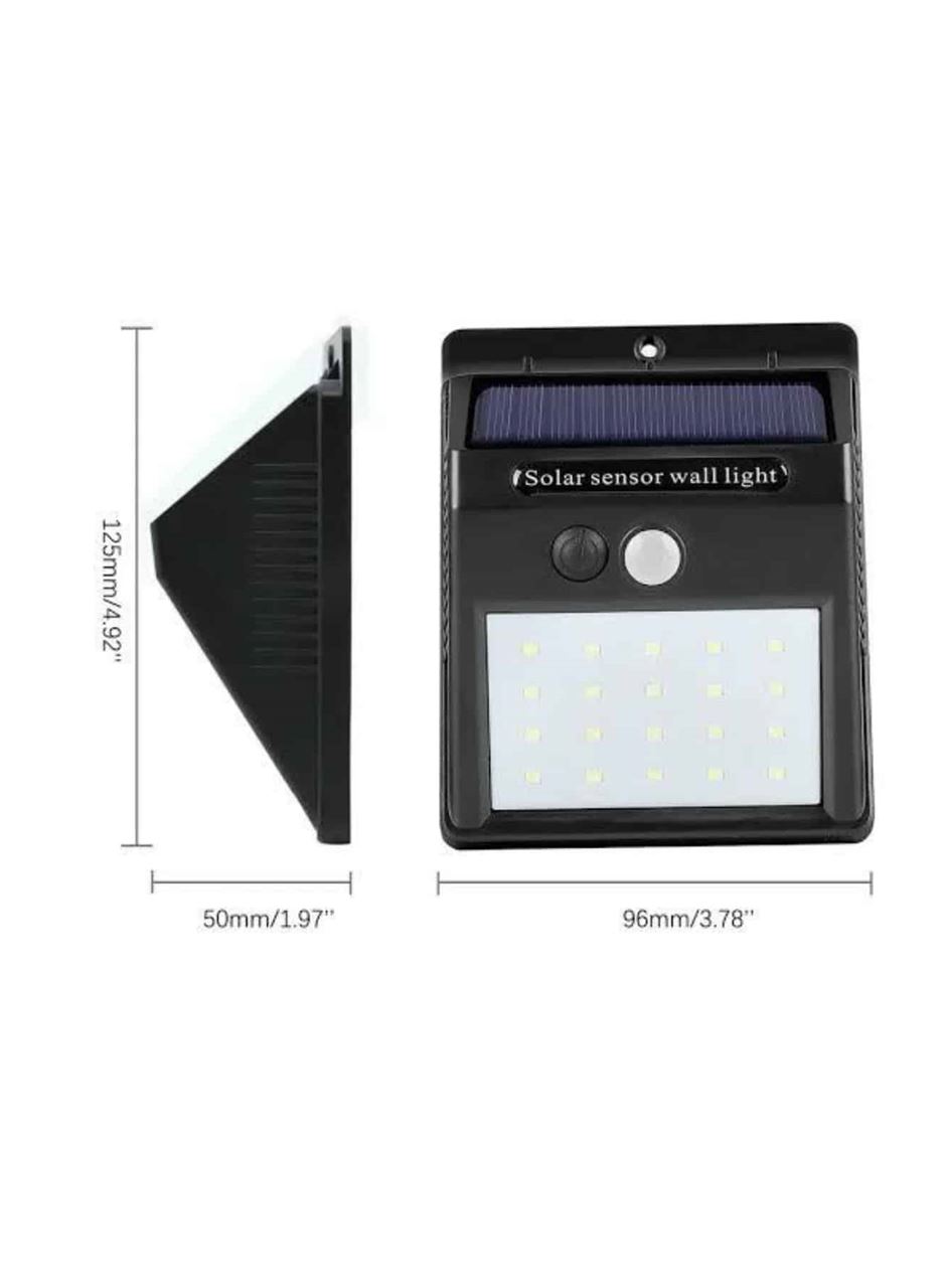 Güneş Enerjili Sensörlü Duvar Lambası Bahçe Lamba Suya Dayanıklı Bahçe Aydınlatma