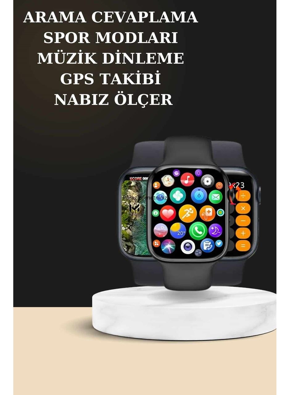 2025 Model Kablosuz Kulaklık ve Yeni Nesil Akıllı Saat Metal Kayış Plastik Kayış