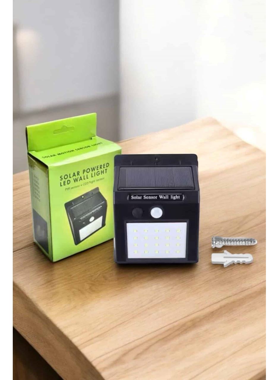 Solar Güneş Enerji Panelli Sensörlü Lamba Enerji Tasarruflu