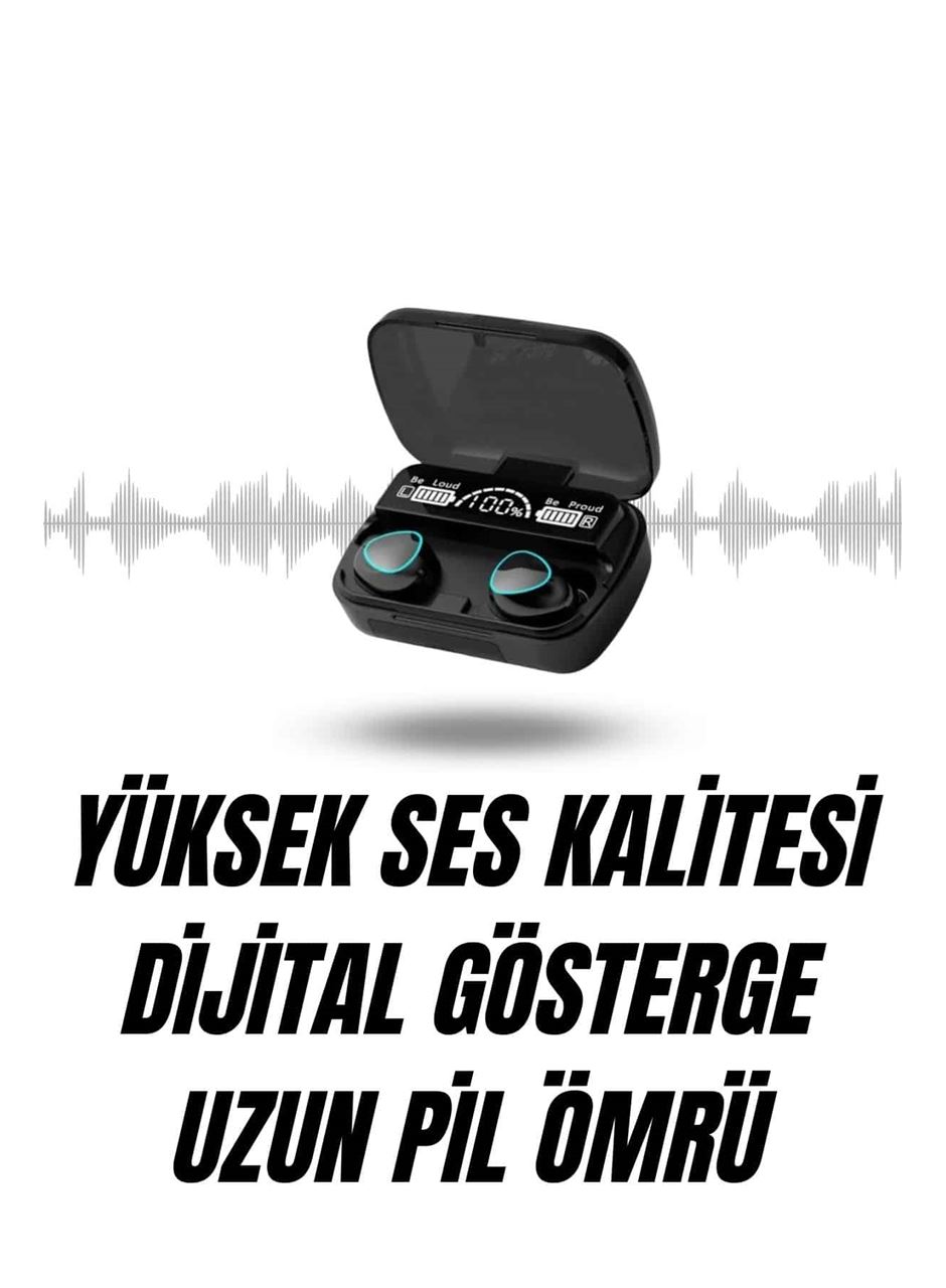 Ucuz Kaliteli Yeni Nesil 7 Kordonlu Akıllı Saat ve Kablosuz Bluetooth Kulaklık ANC Özelliği