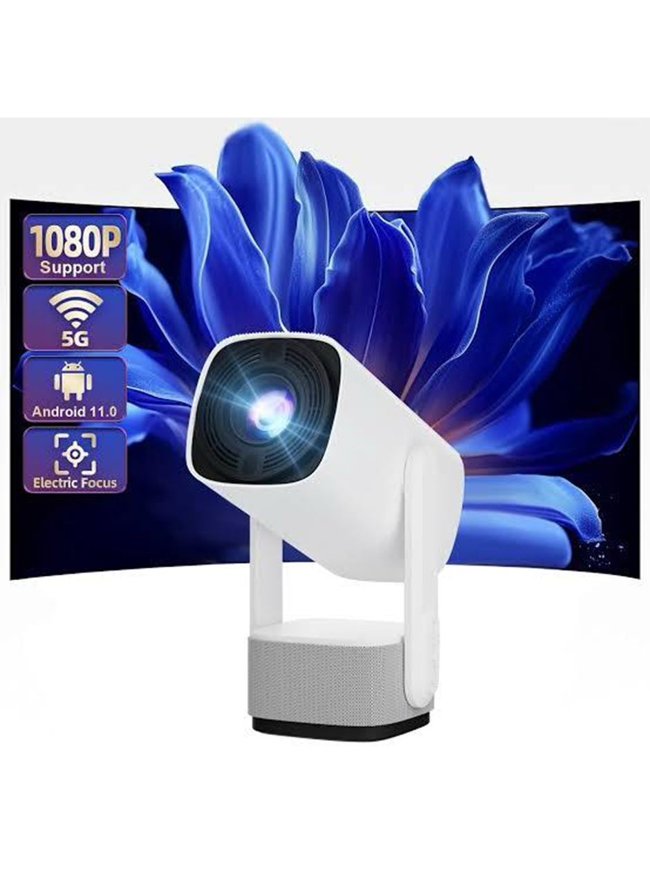 Akıllı Projeksiyon Powerbankli Taşınabilir Sinema Projektörü 4k HD Kaliteli