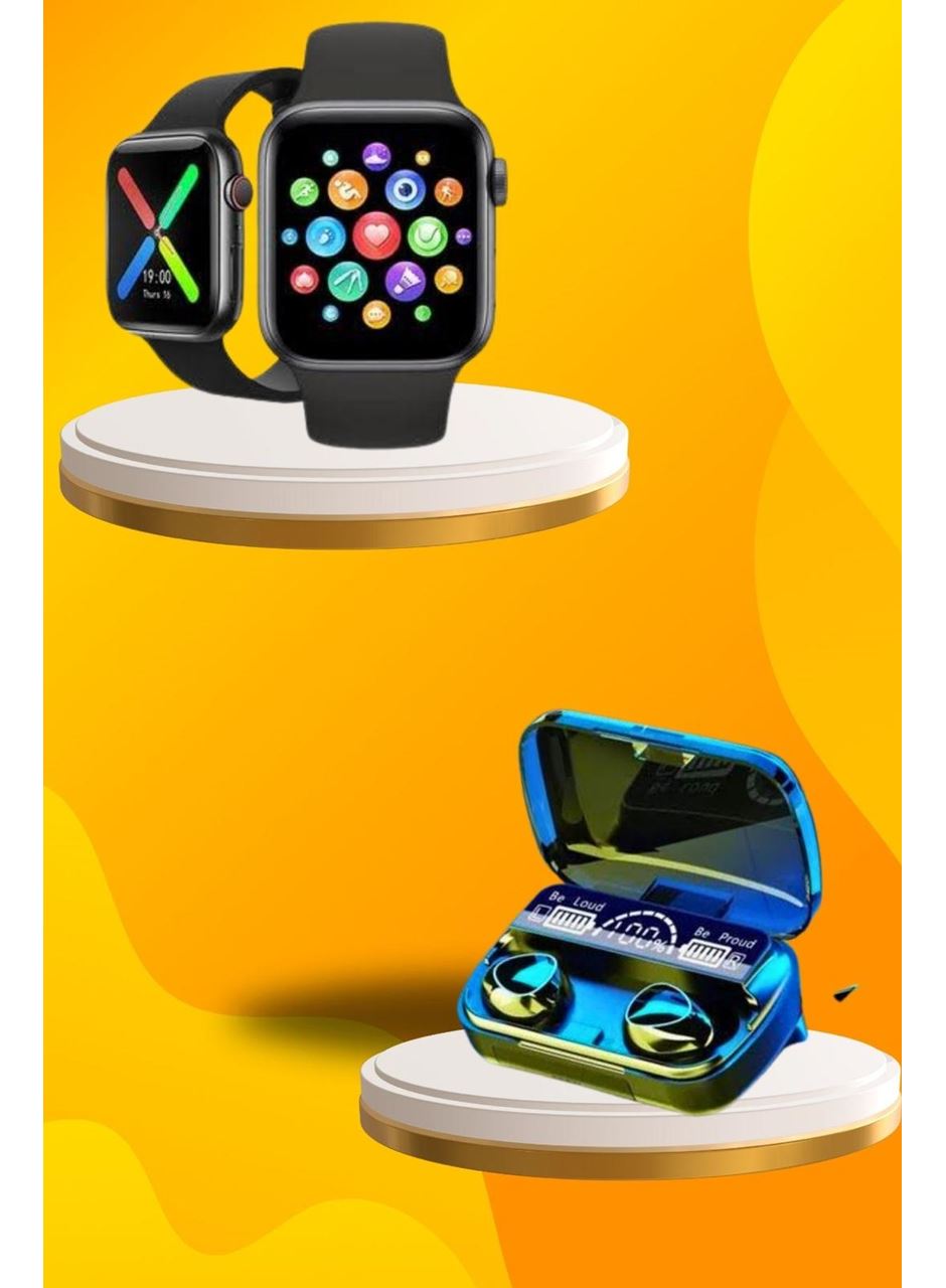 Kaliteli Akıllı Saat ve Kaliteli Bluetooth Kulaklık ANC Özelliği Uzun Pil Ömrü