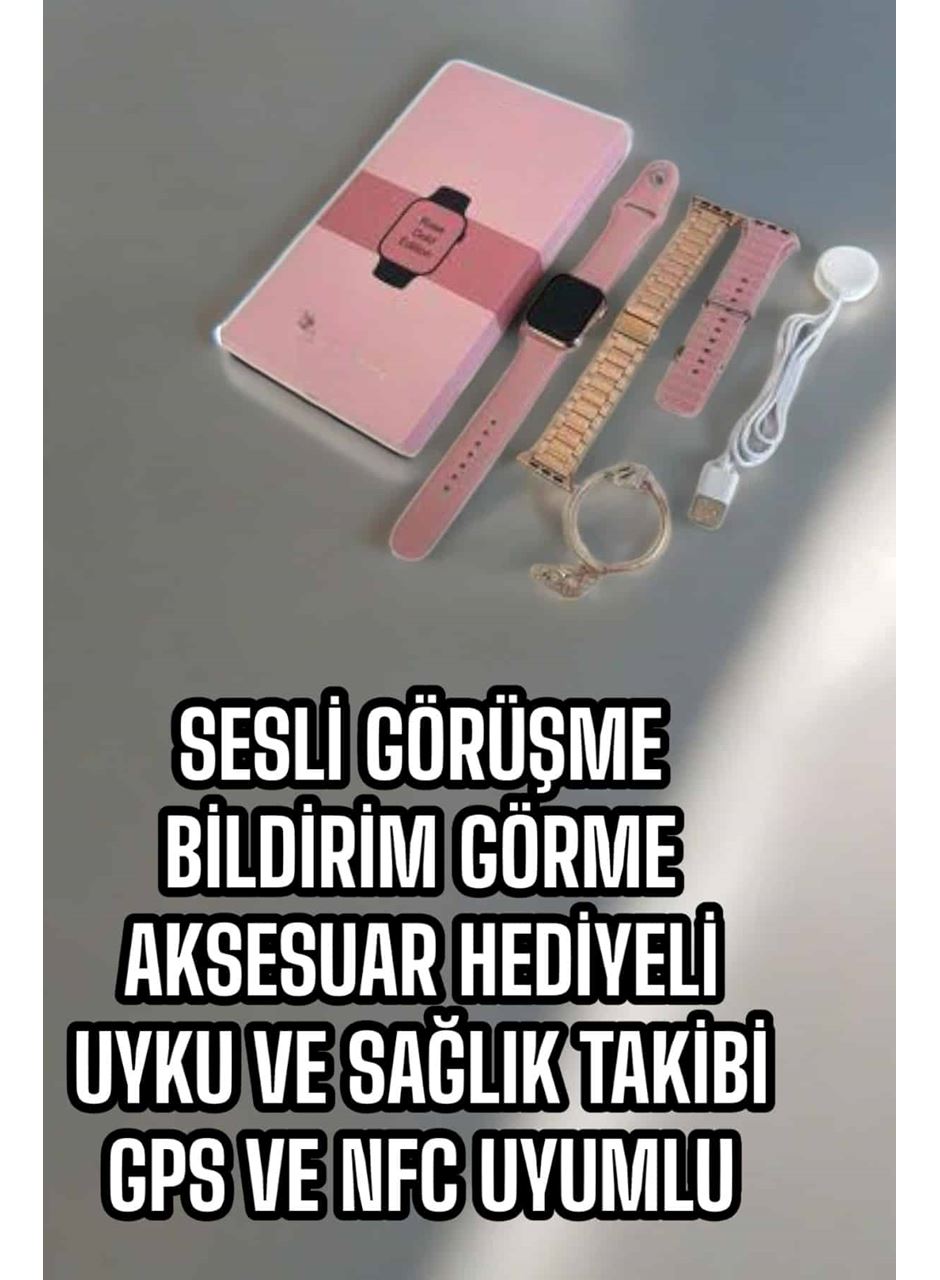 Akıllı Saat Sesli Görüşme Bildirim Görme Uyku ve Sağlık Takibi