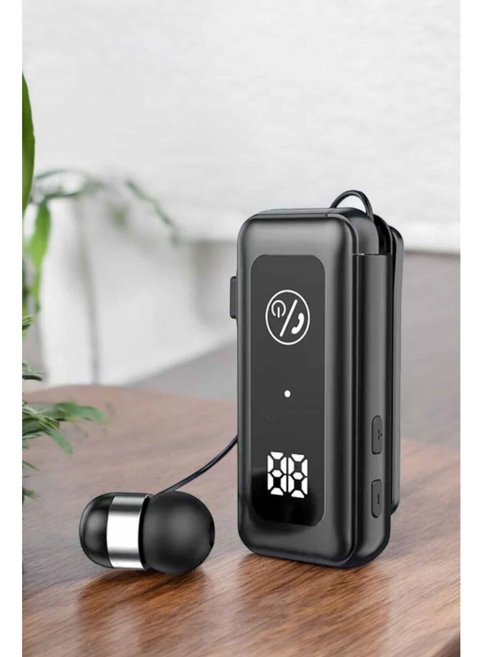 Kablolu Bluetooth Kulaklık Kulak İçi Stereo Mikrofonlu Dijital Göstergeli