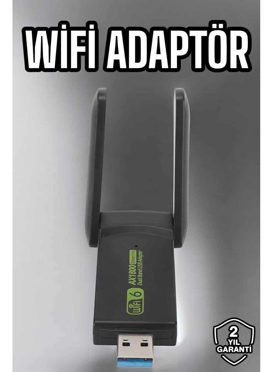 Wifi Adaptör Çift Bantlı Kablosuz Wifi Adaptörü