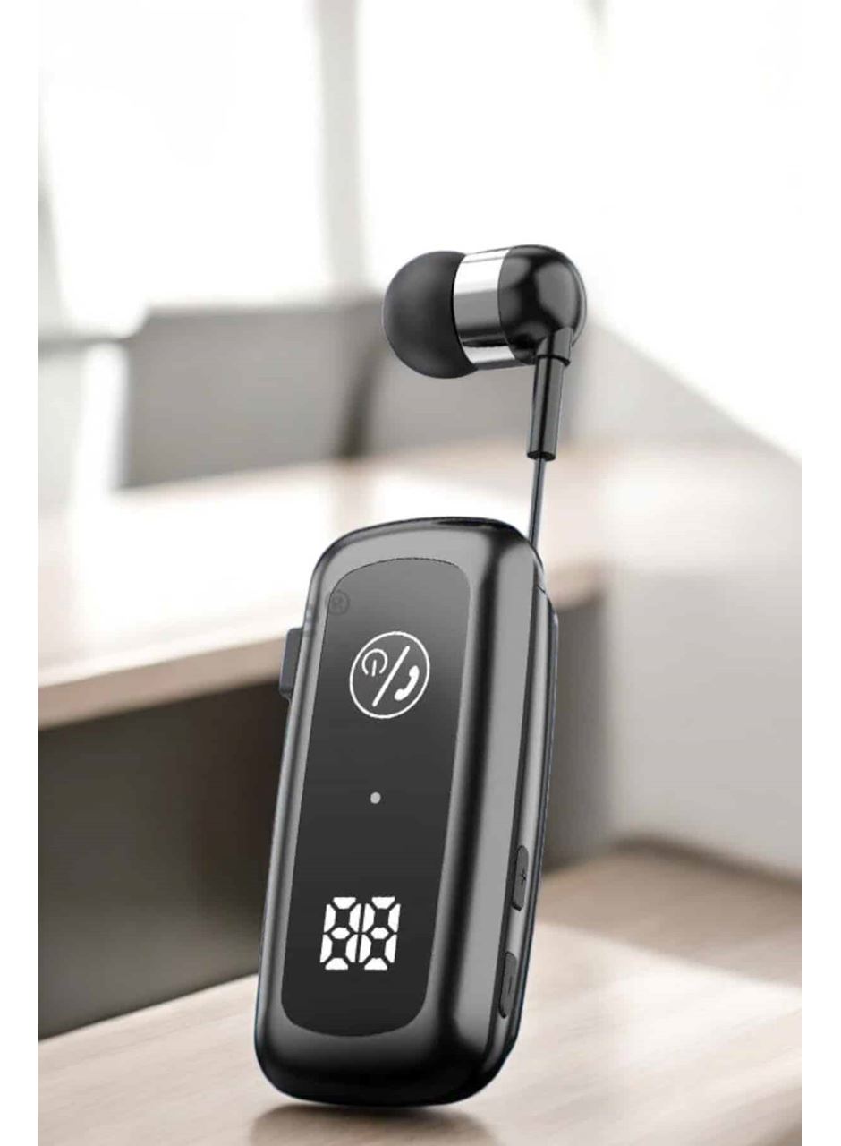 Kablolu Bluetooth Kulaklık Kulak İçi Stereo Mikrofonlu Dijital Göstergeli