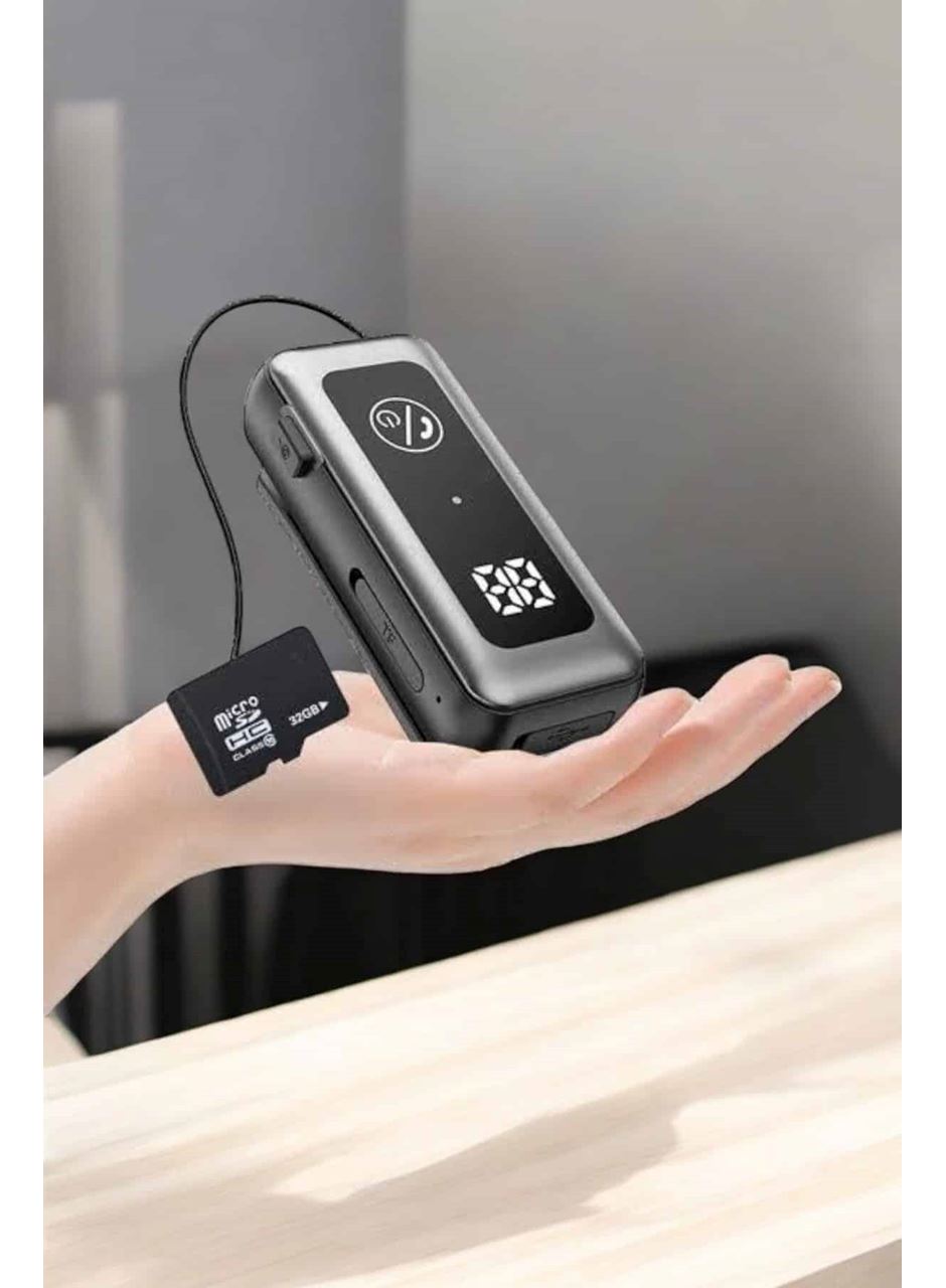 Kablolu Bluetooth Kulaklık Kulak İçi Stereo Mikrofonlu Dijital Göstergeli