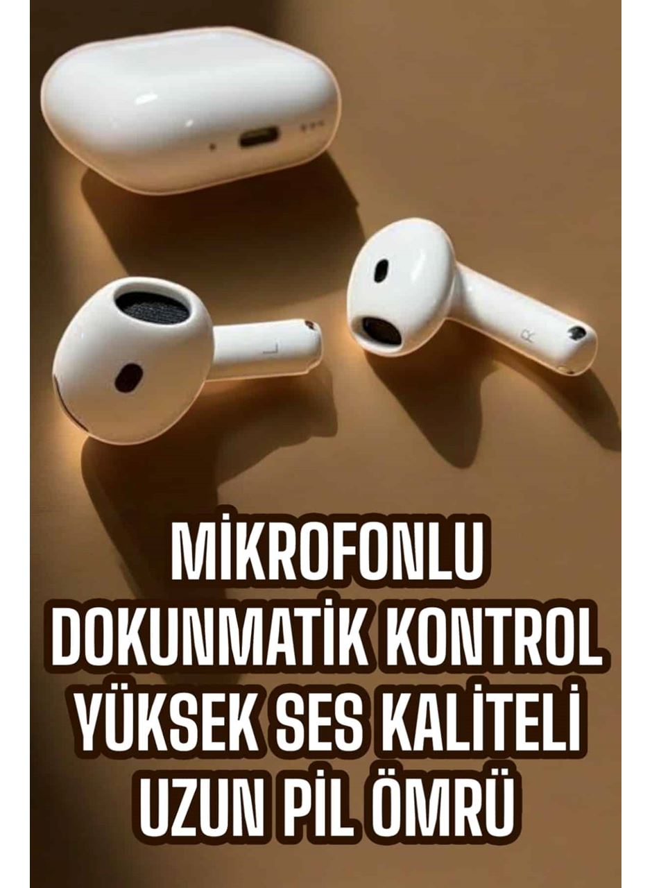 4.Nesil Kaliteli TWS Android ve İOS Uyumlu Mikrofonlu Kulaklık