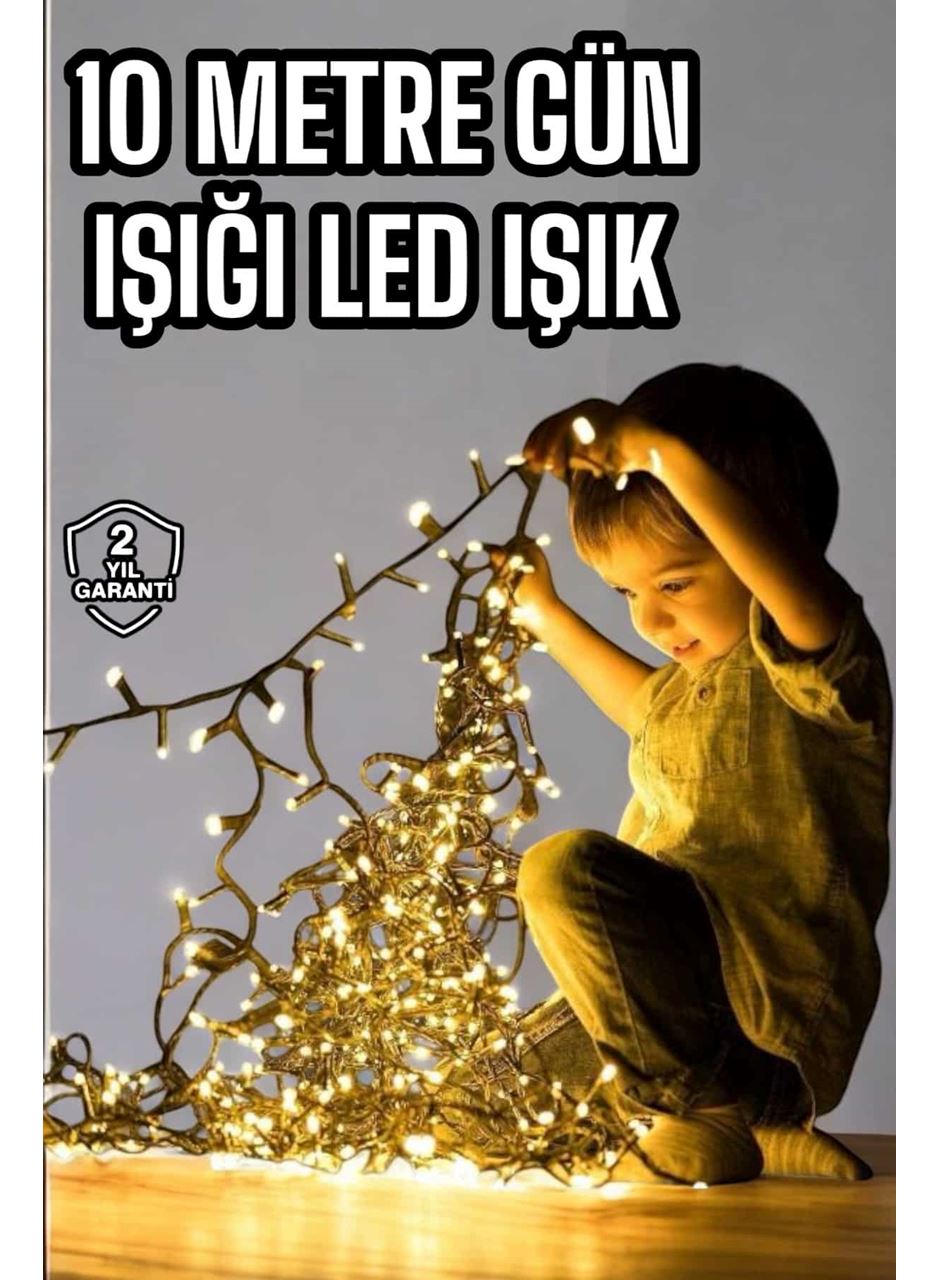 10 Metre Şerit Led Gün Işığı Led Işık Süsleme Parti Malzemesi Konsept