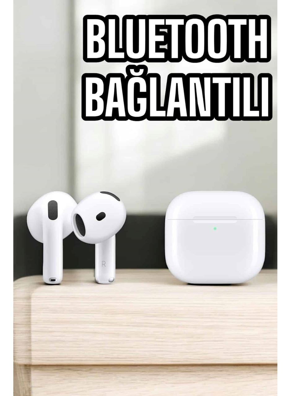 4.Nesil Kaliteli TWS Android ve İOS Uyumlu Mikrofonlu Kulaklık