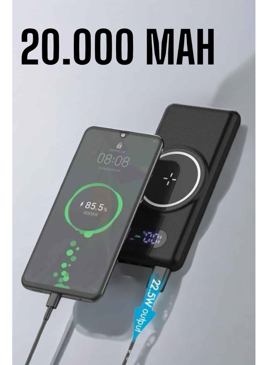 Powerbank Taşınabilir 10.000 Mah Hızlı Şarj Dijital Göstergeli