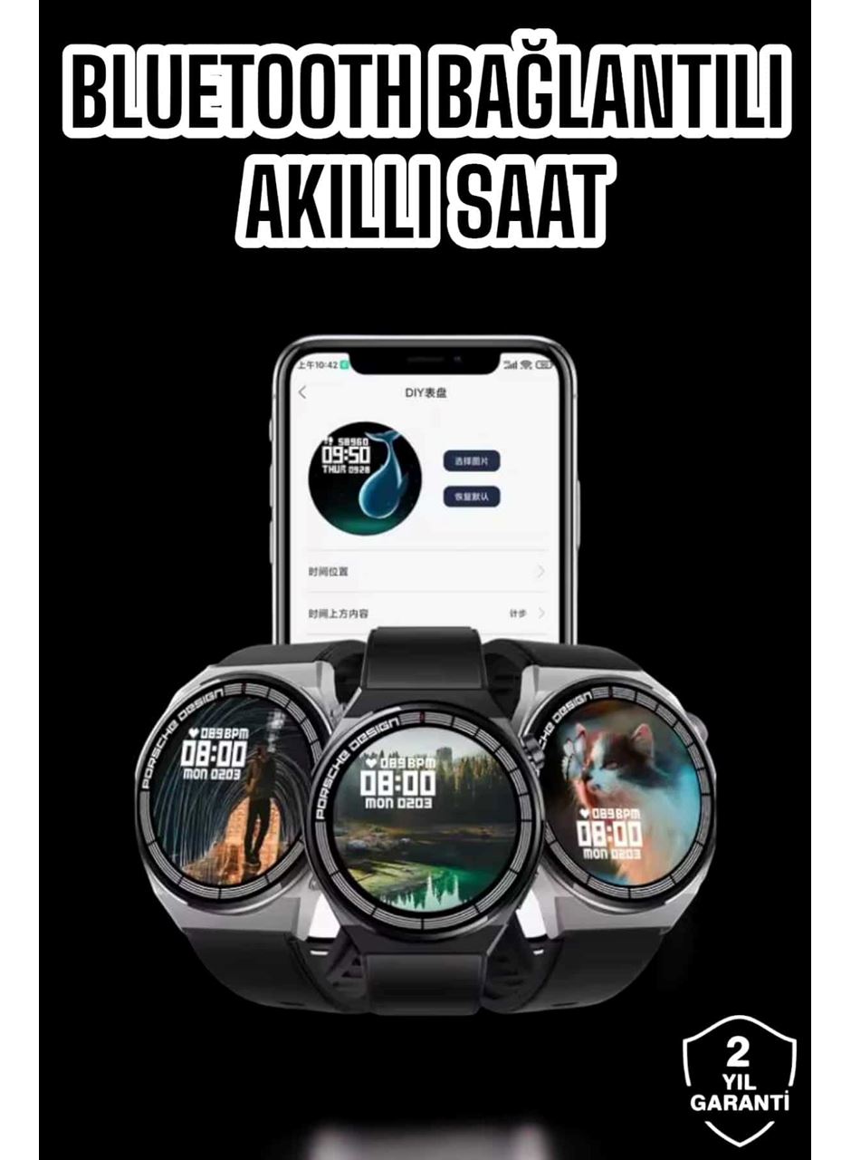 Akıllı Saat GPS VE NFC Özelliği Sesli Görüşme Dokunmstik Ekran
