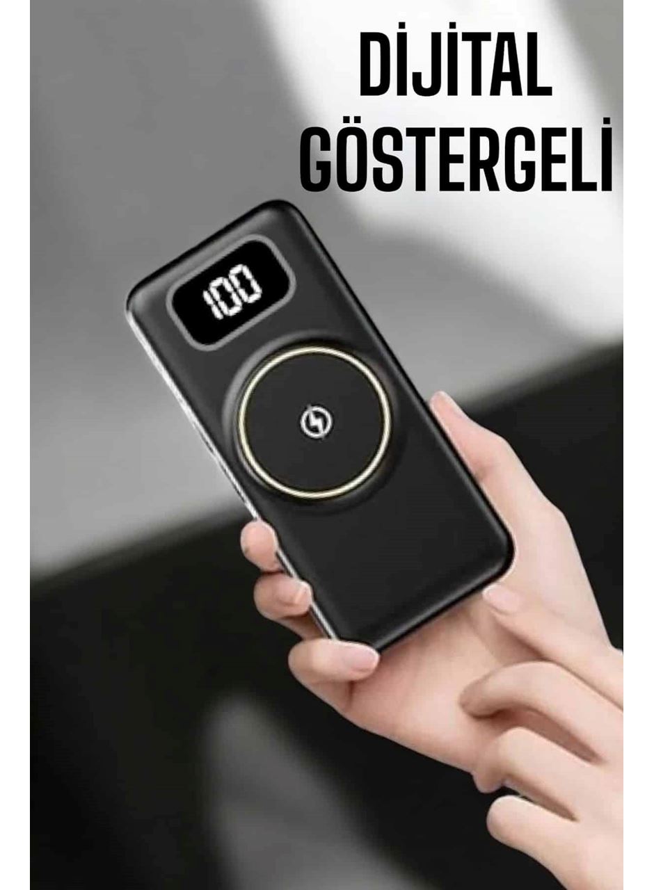 Powerbank Taşınabilir 10.000 Mah Hızlı Şarj Dijital Göstergeli