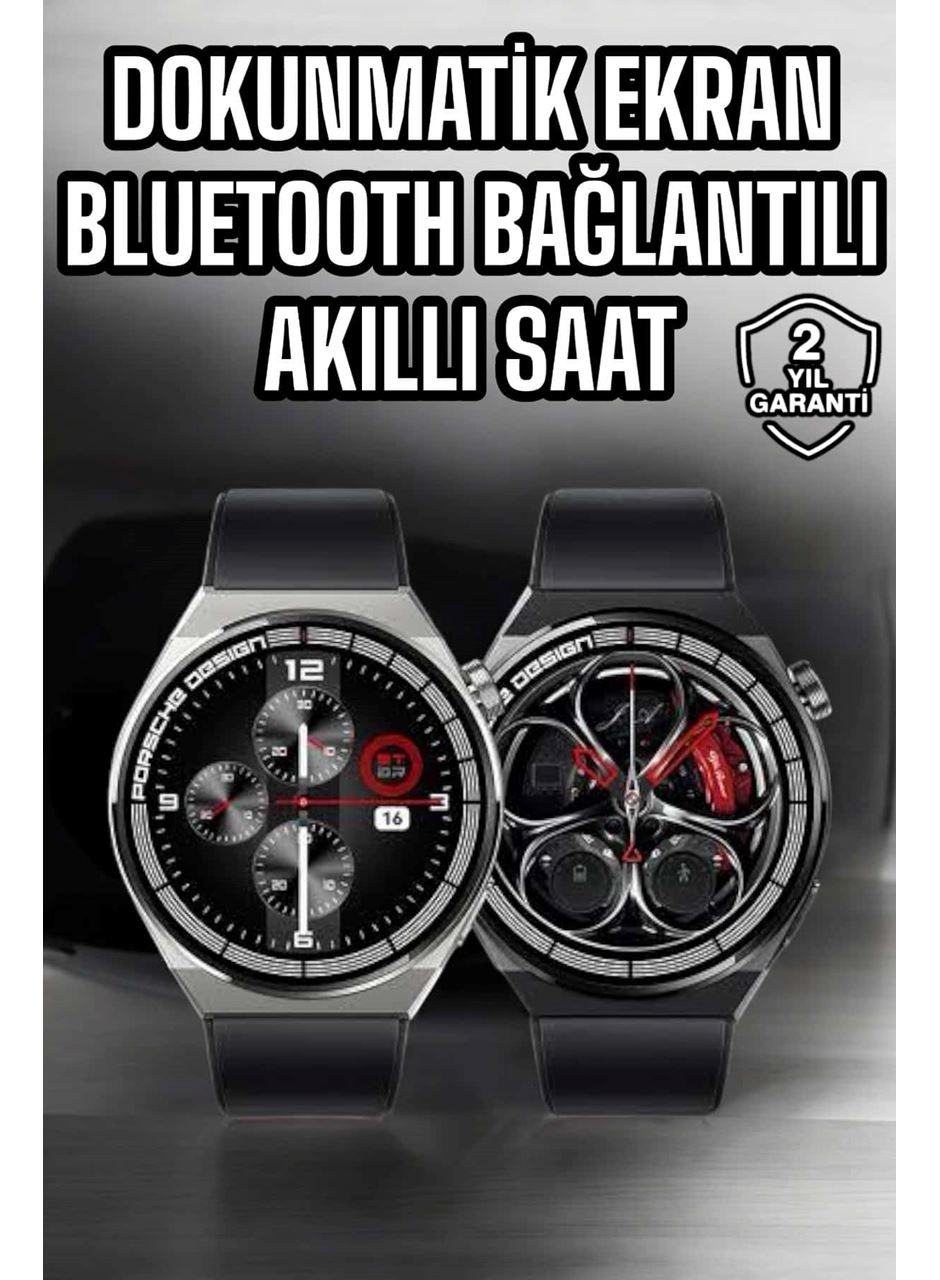 Akıllı Saat Dokunmatik Ekran Sesli Görüşme ve Bildirim Görme Sağlık Takibi