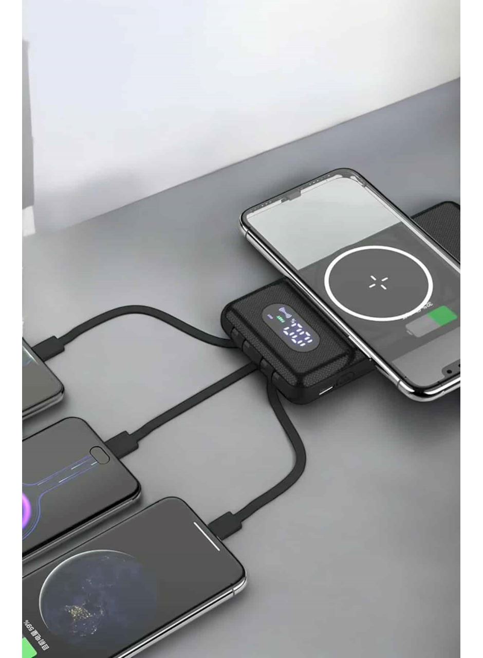 10.000 Mah Powerbank 4 Portlu Hızlı Şarj Dijital Göstergeli