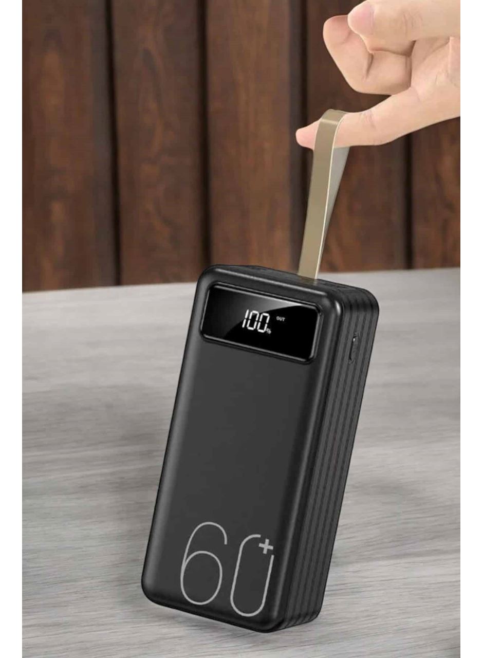 Powerbank 60.000 MAH Dijital Göstergeli 4 Portlu Taşınabilir
